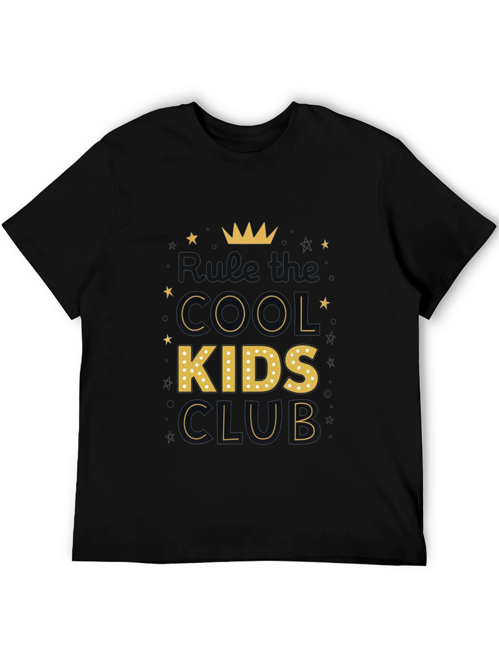 Cool Kids Club Black Graphic Tee