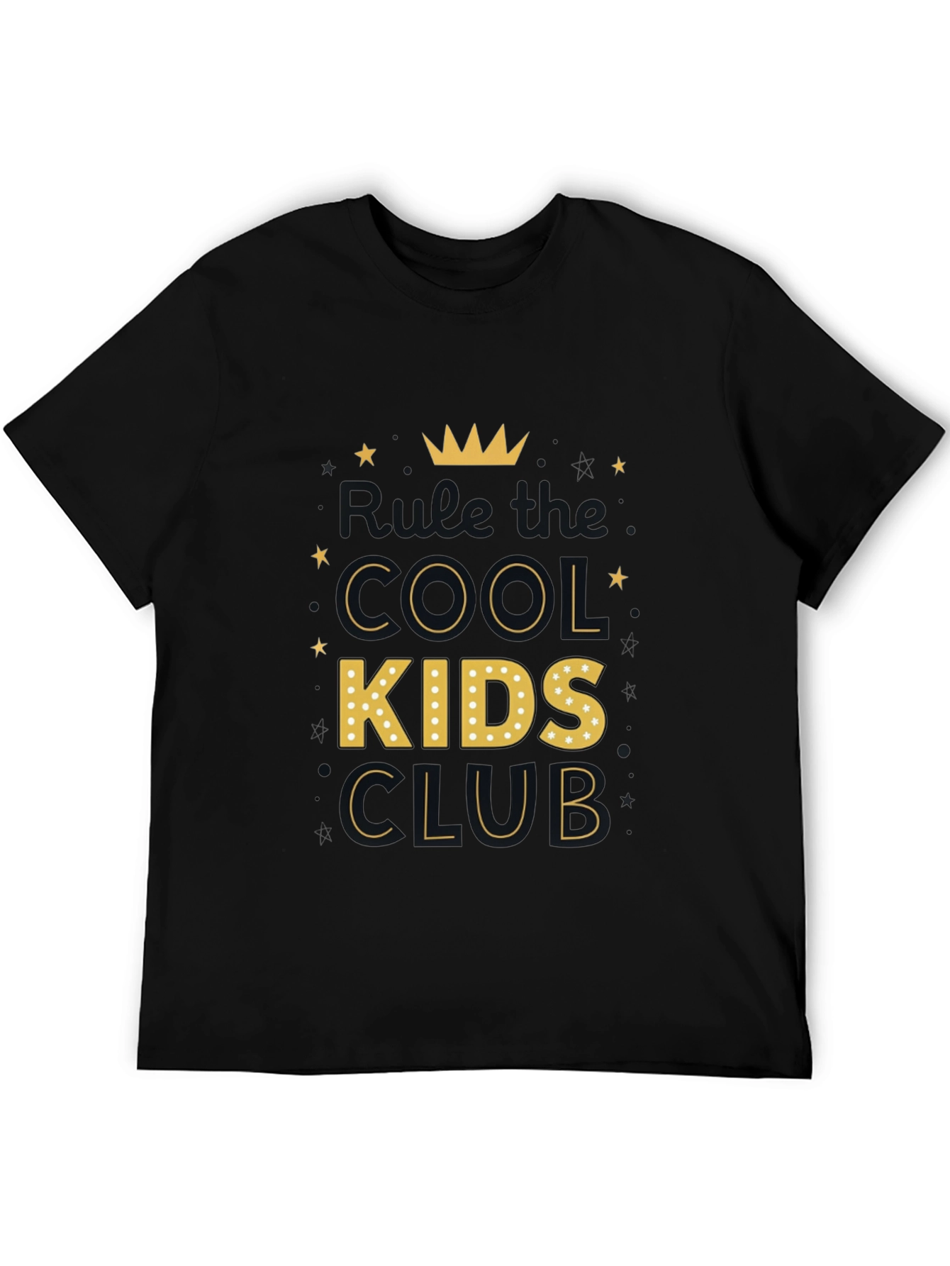 Cool Kids Club Black Graphic Tee
