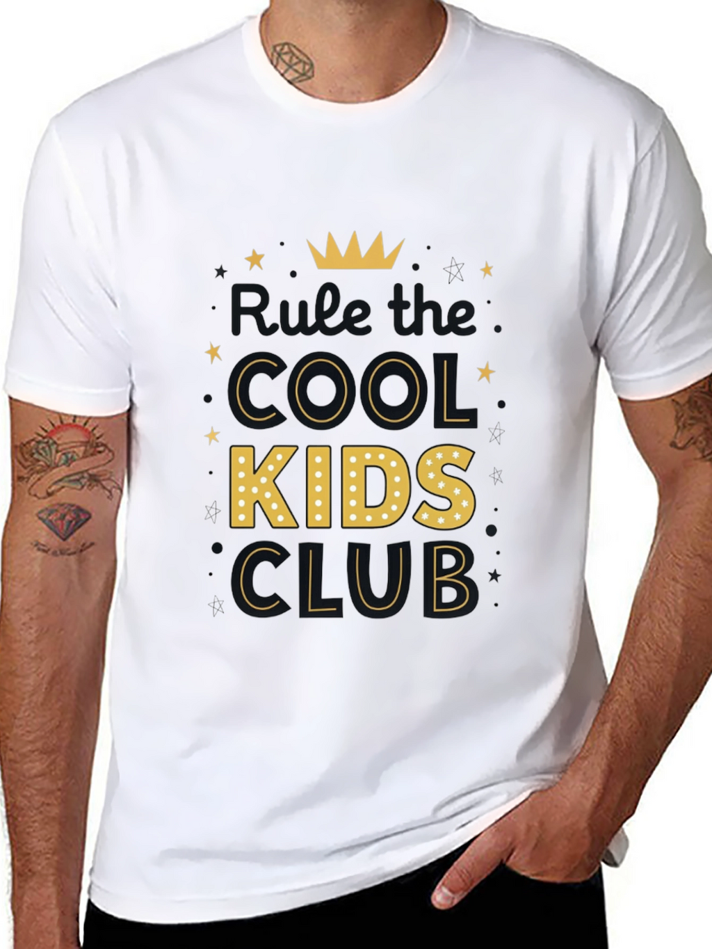 Cool Kids Club Black Graphic Tee