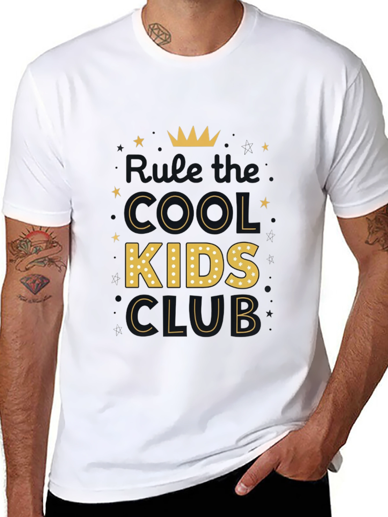 Cool Kids Club Black Graphic Tee
