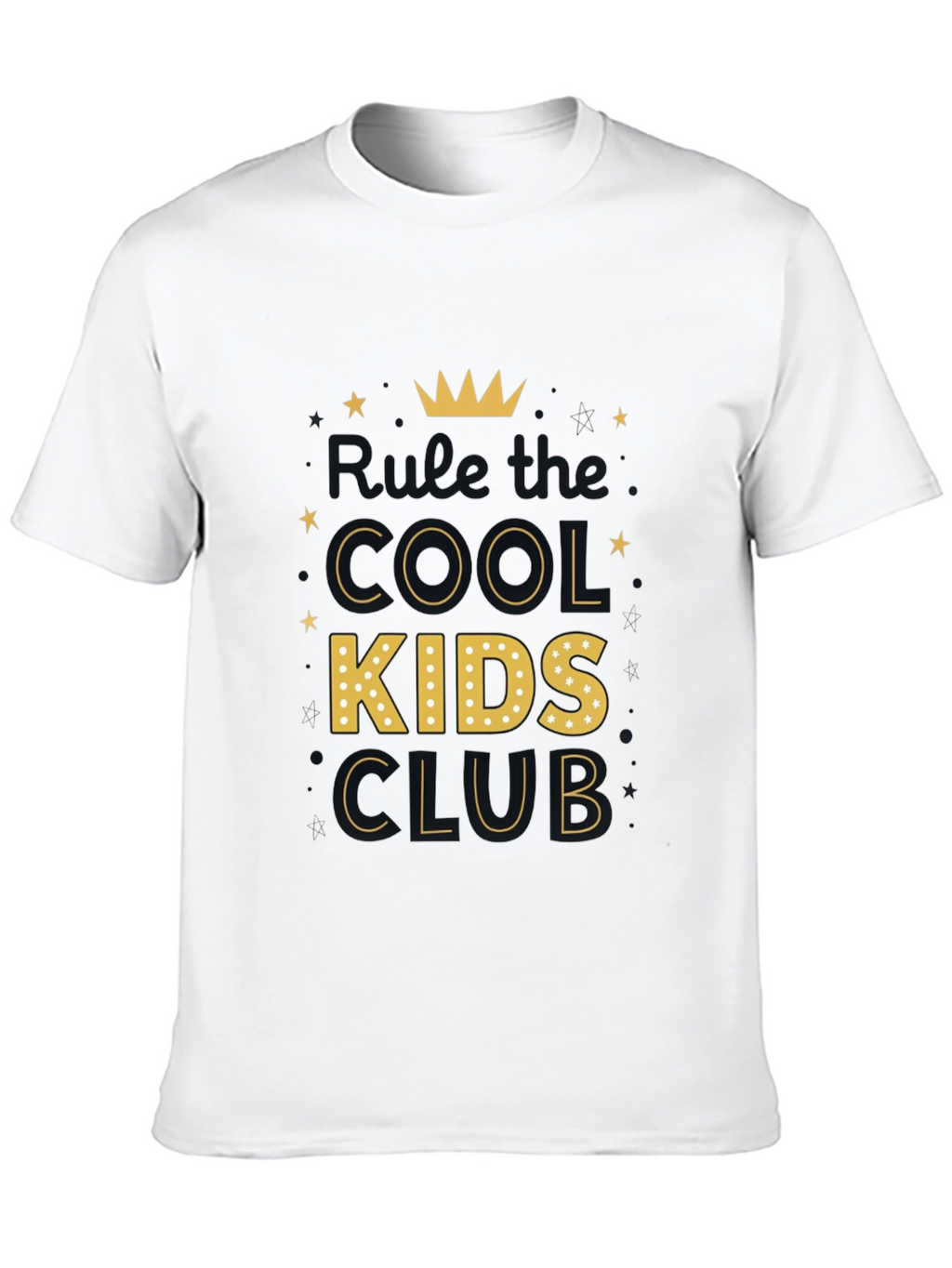 Cool Kids Club Black Graphic Tee