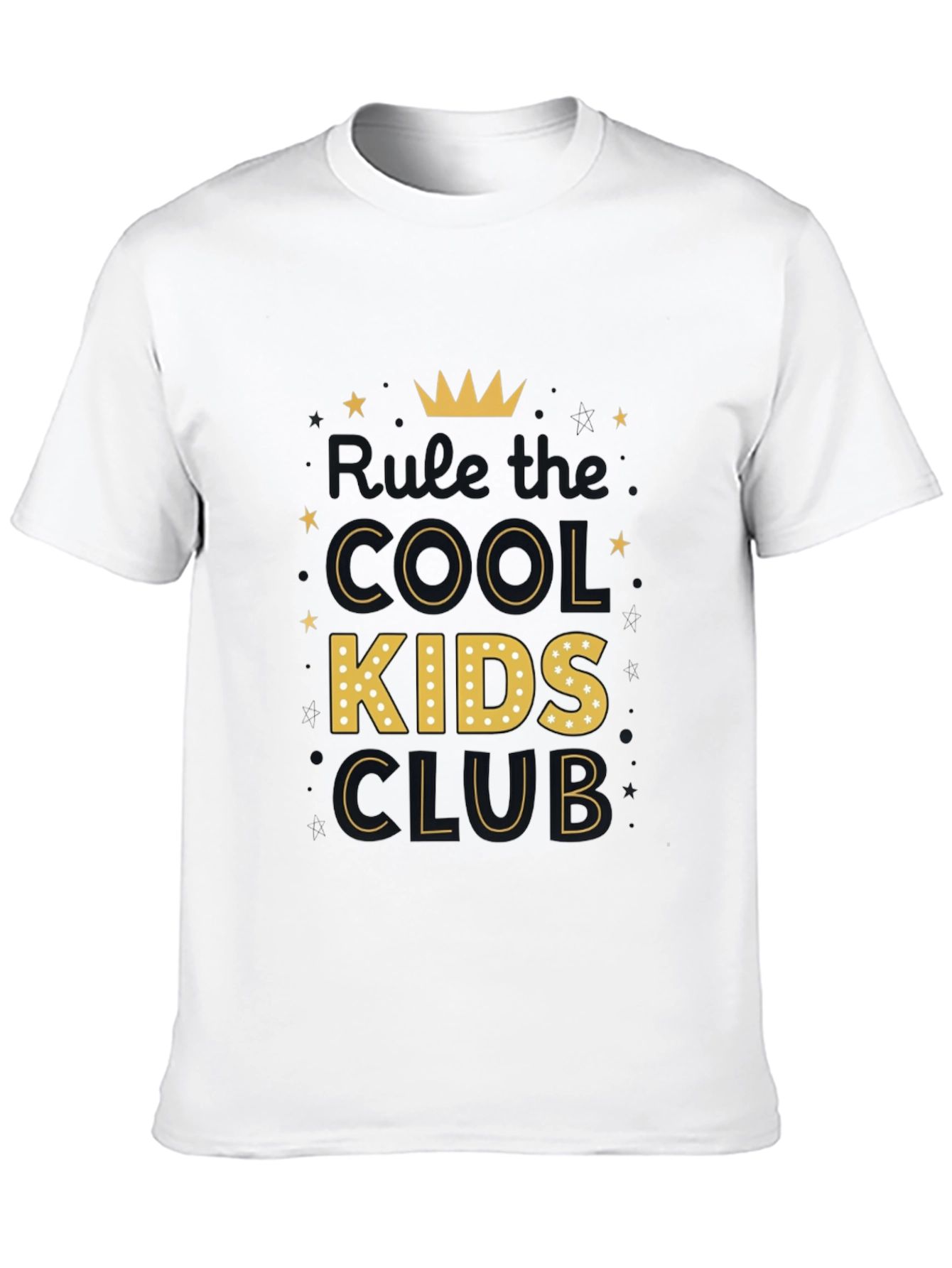 Cool Kids Club Black Graphic Tee