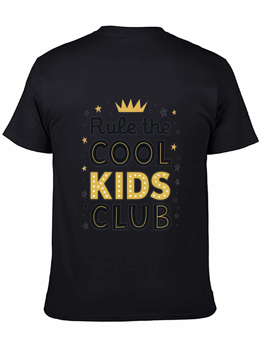 Cool Kids Club Black Graphic Tee
