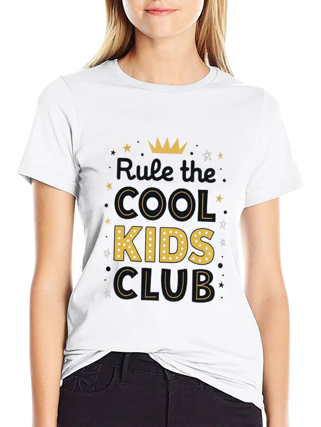 Cool Kids Club Black Graphic Tee