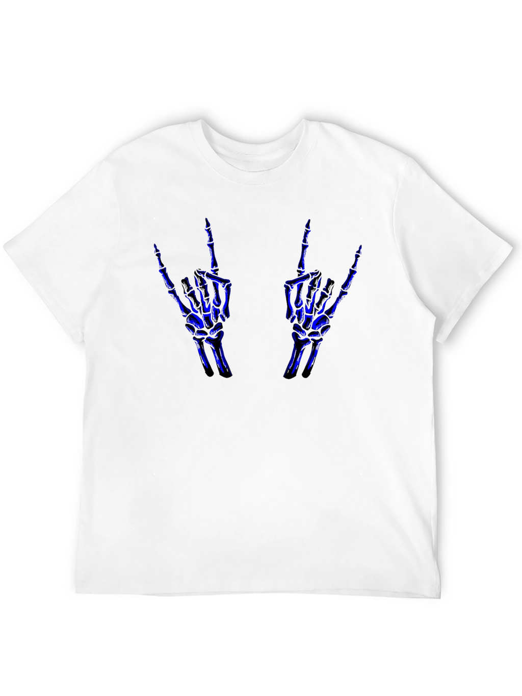 Rock On Skeleton Hand Graphic Tee