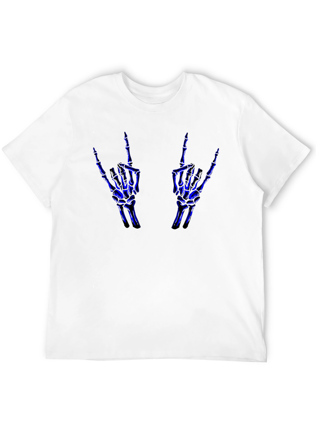 Rock On Skeleton Hand Graphic Tee