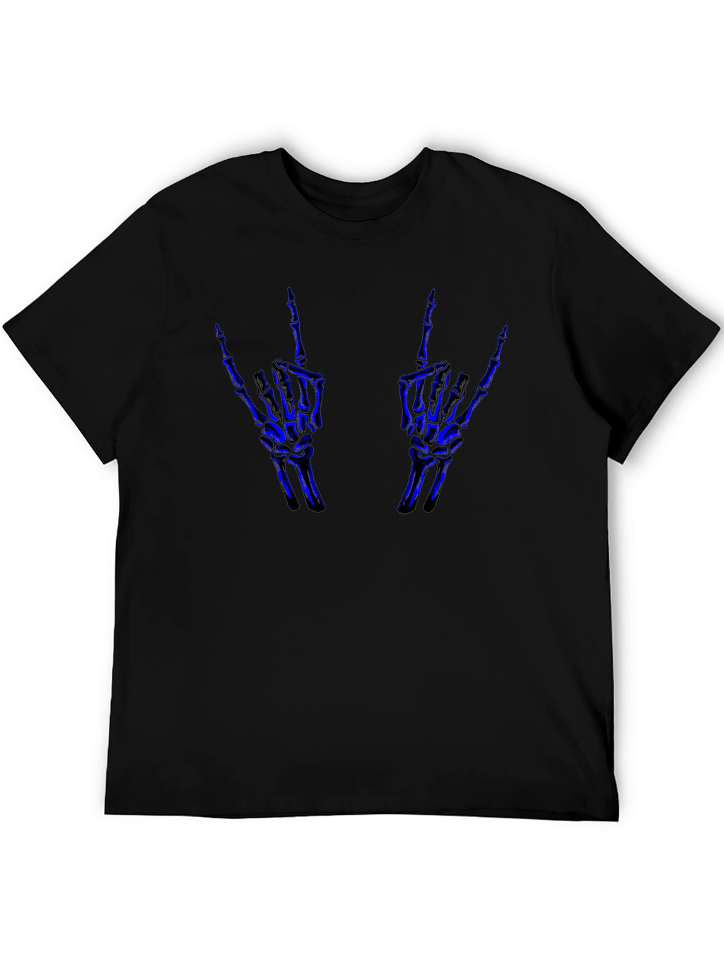 Rock On Skeleton Hand Graphic Tee
