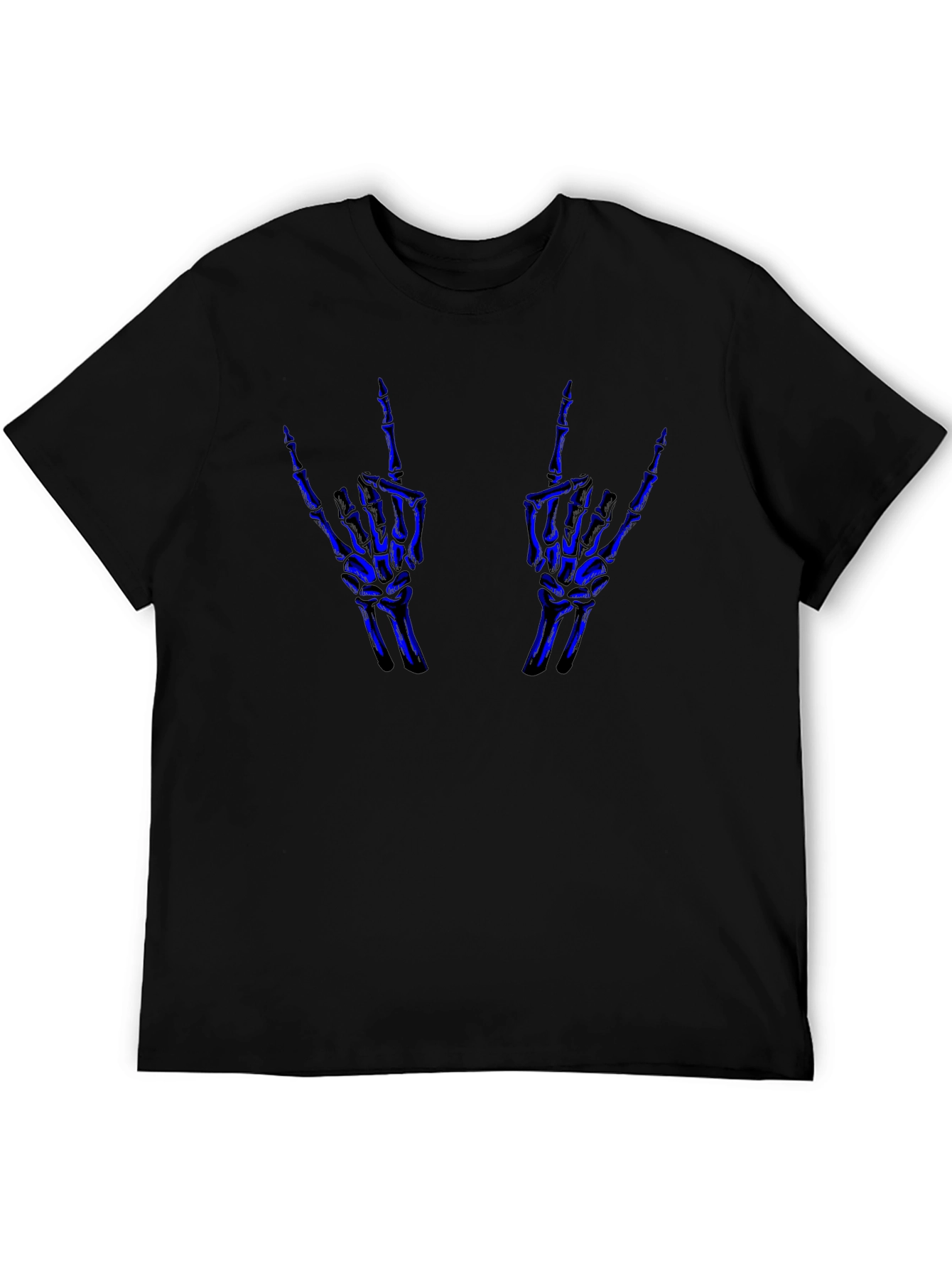 Rock On Skeleton Hand Graphic Tee