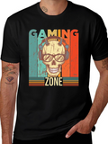 Gaming Zone Skull Graphic Tee