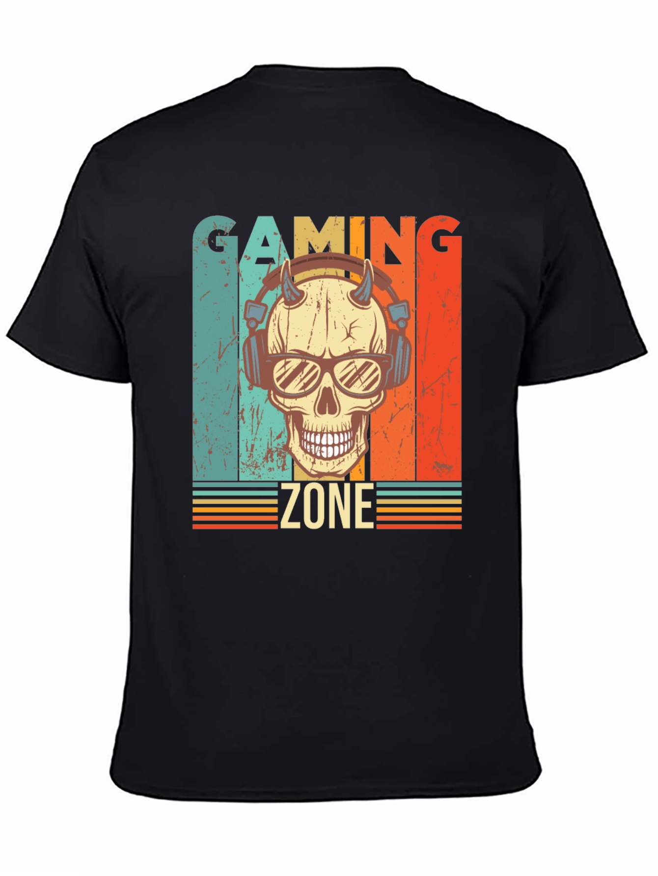 Gaming Zone Skull Graphic Tee