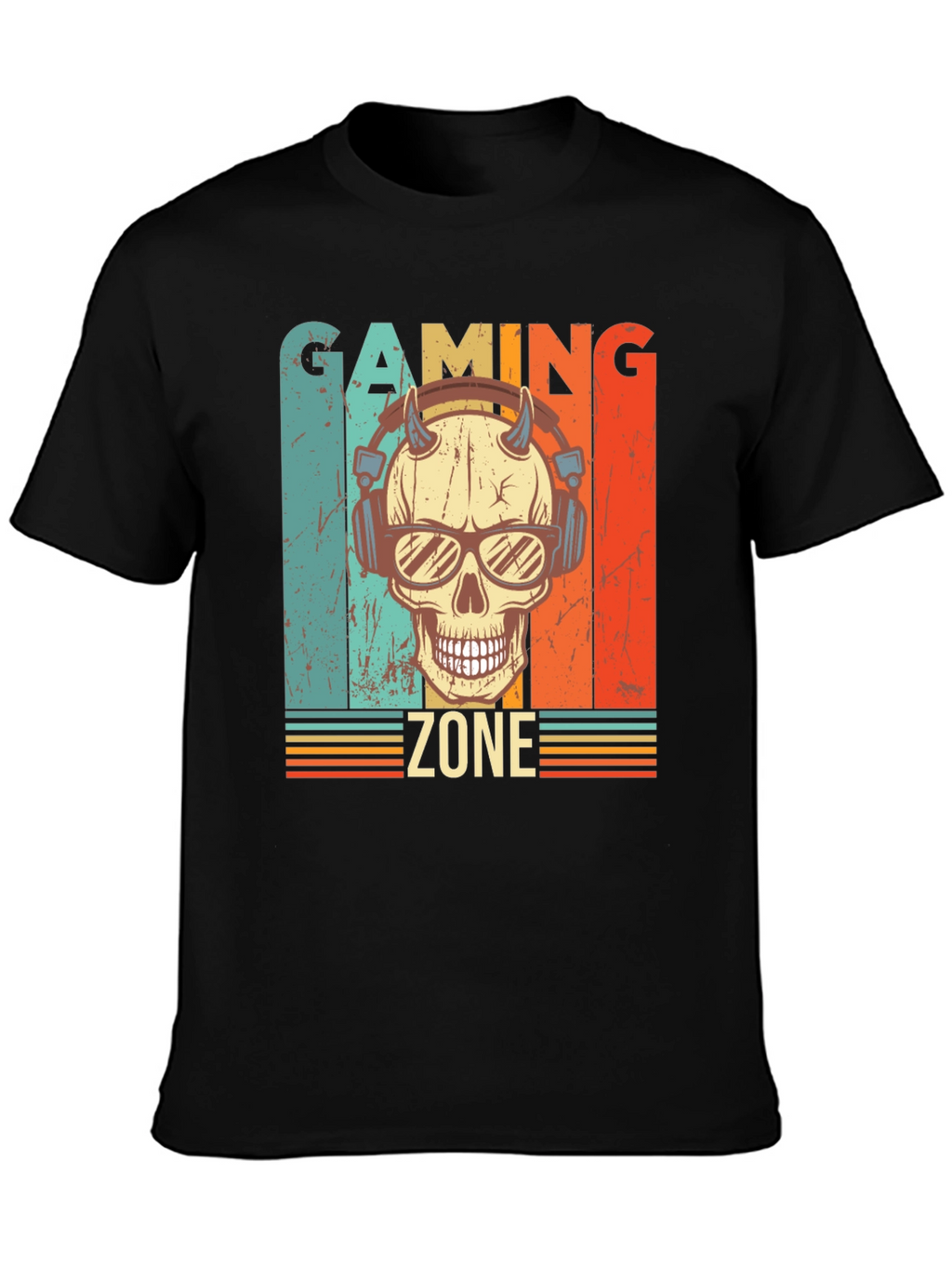 Gaming Zone Skull Graphic Tee