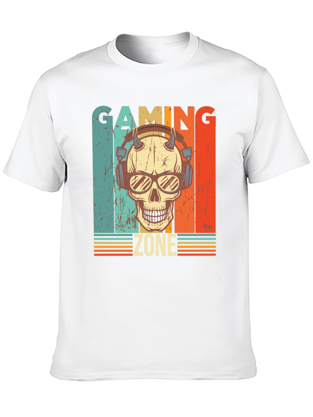 Gaming Zone Skull Graphic Tee