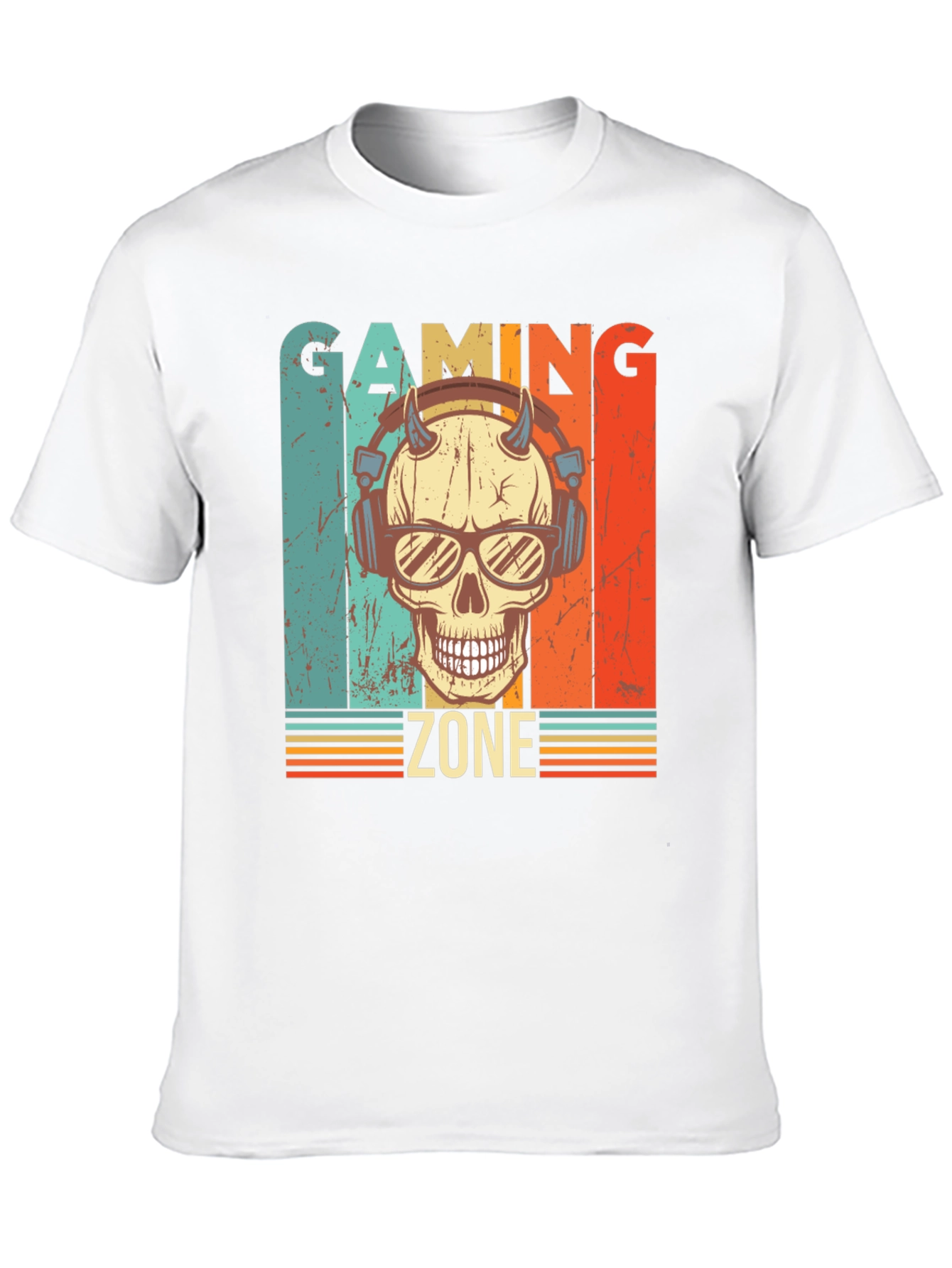 Gaming Zone Skull Graphic Tee