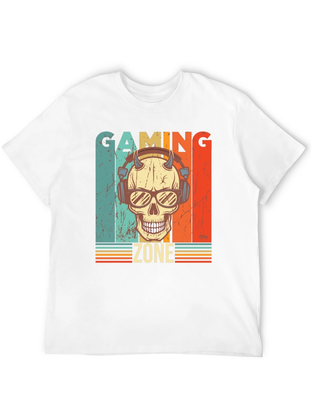 Gaming Zone Skull Graphic Tee