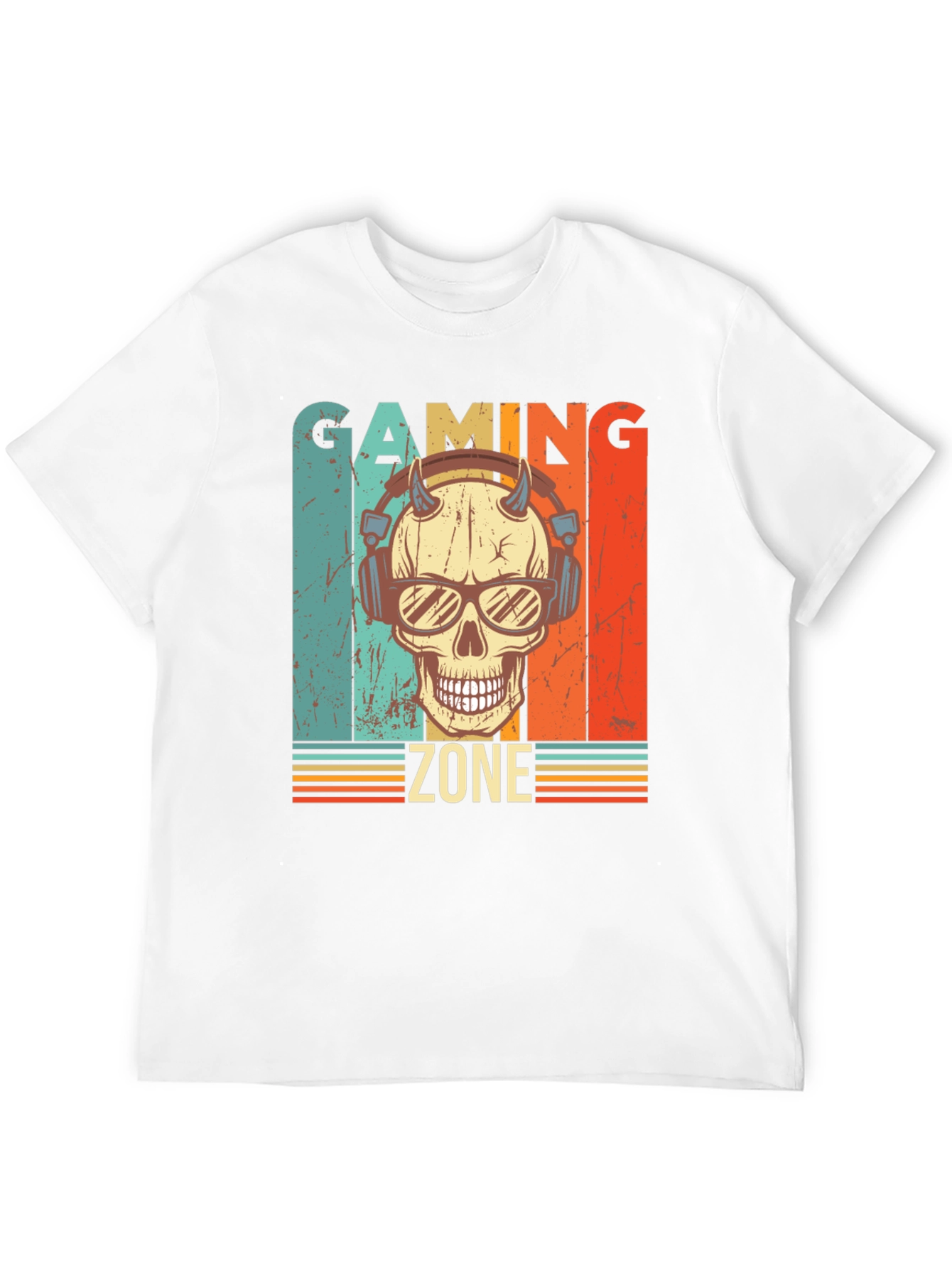 Gaming Zone Skull Graphic Tee