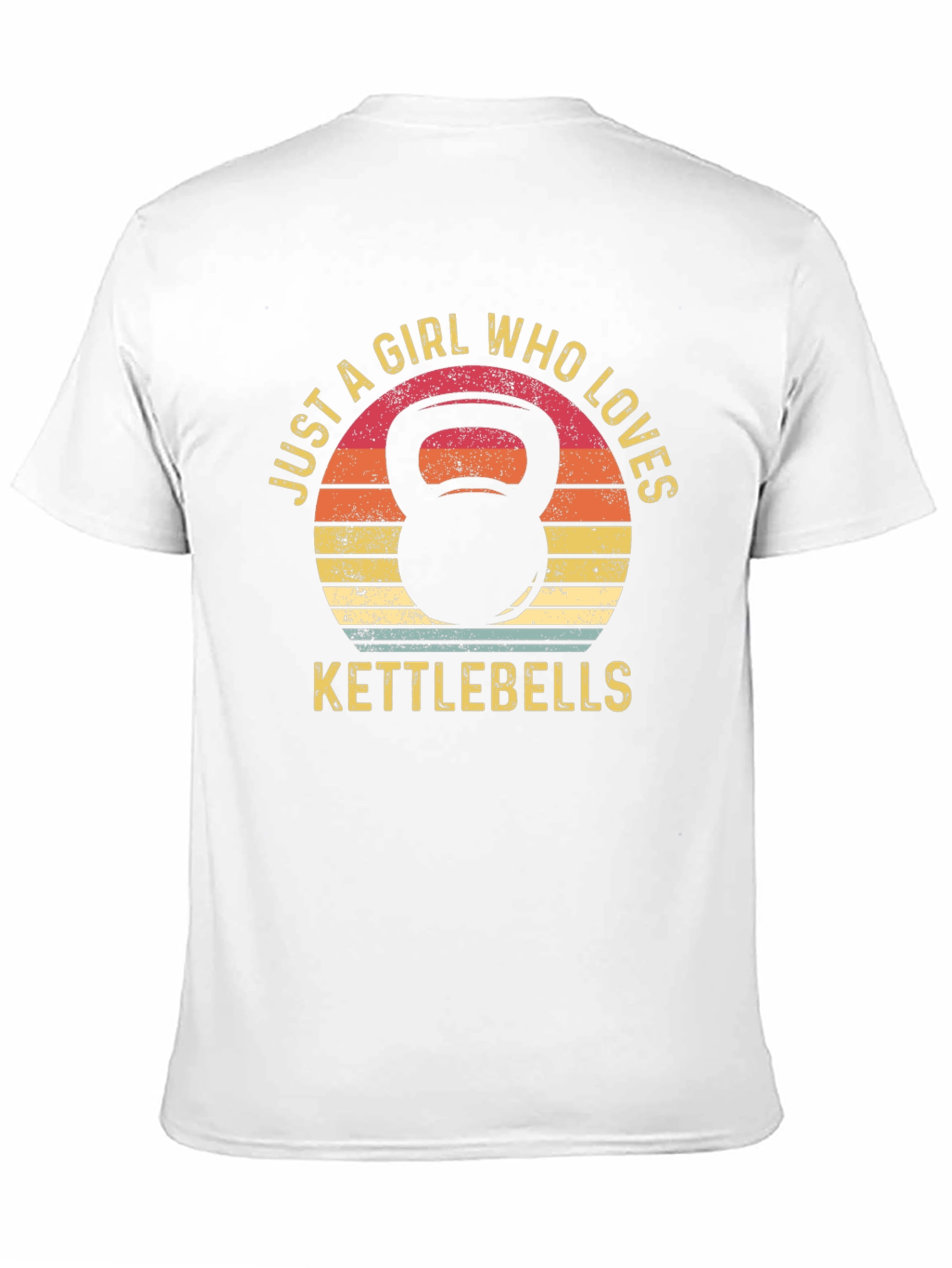 Just A Girl Who Loves Kettlebells Black T-Shirt