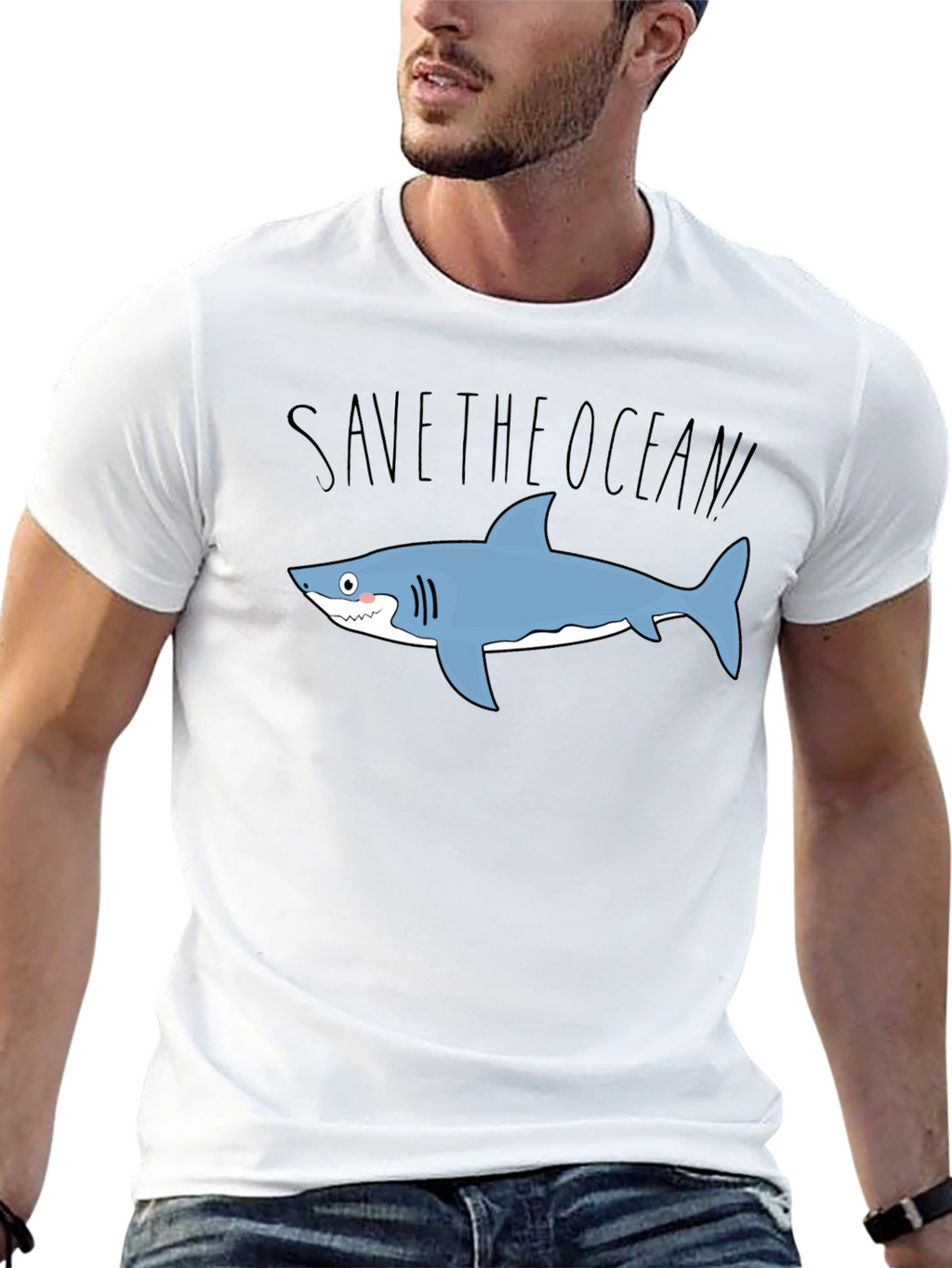 Save the Ocean Graphic T-Shirt