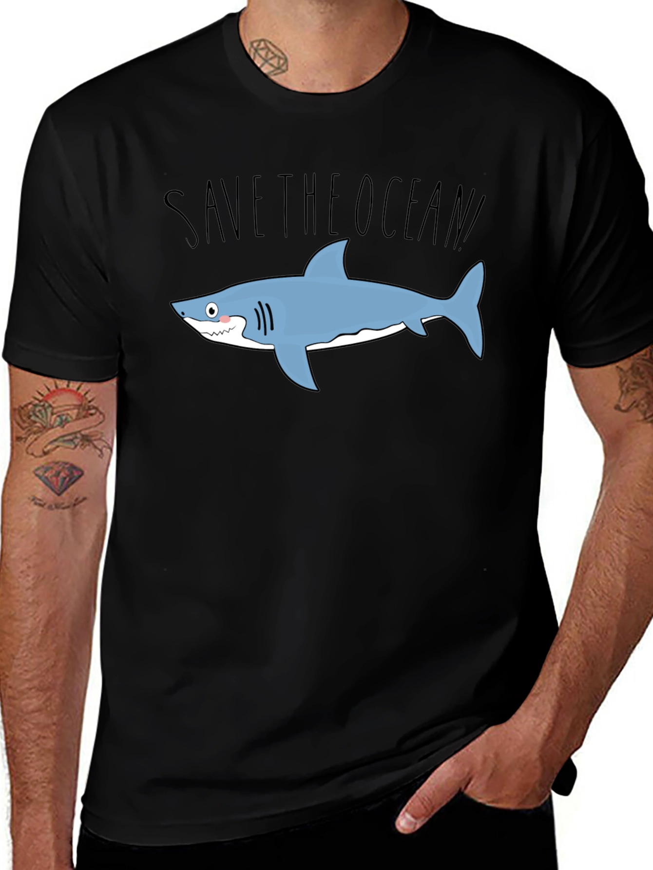 Save the Ocean Graphic T-Shirt
