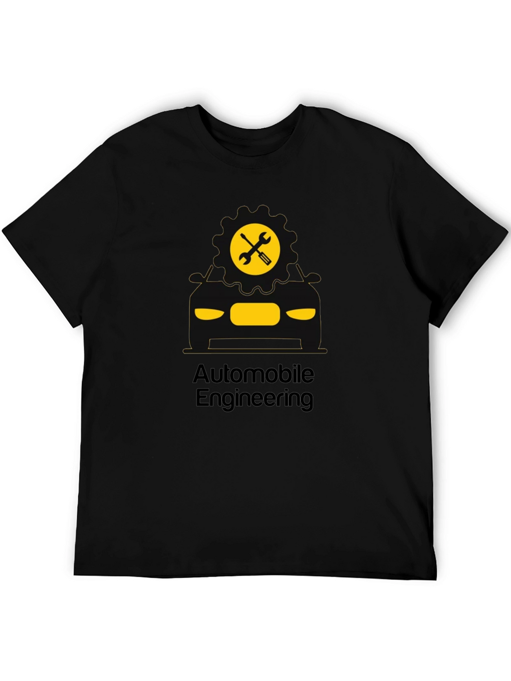 Automobile Engineering T-Shirt - Black Graphic Tee
