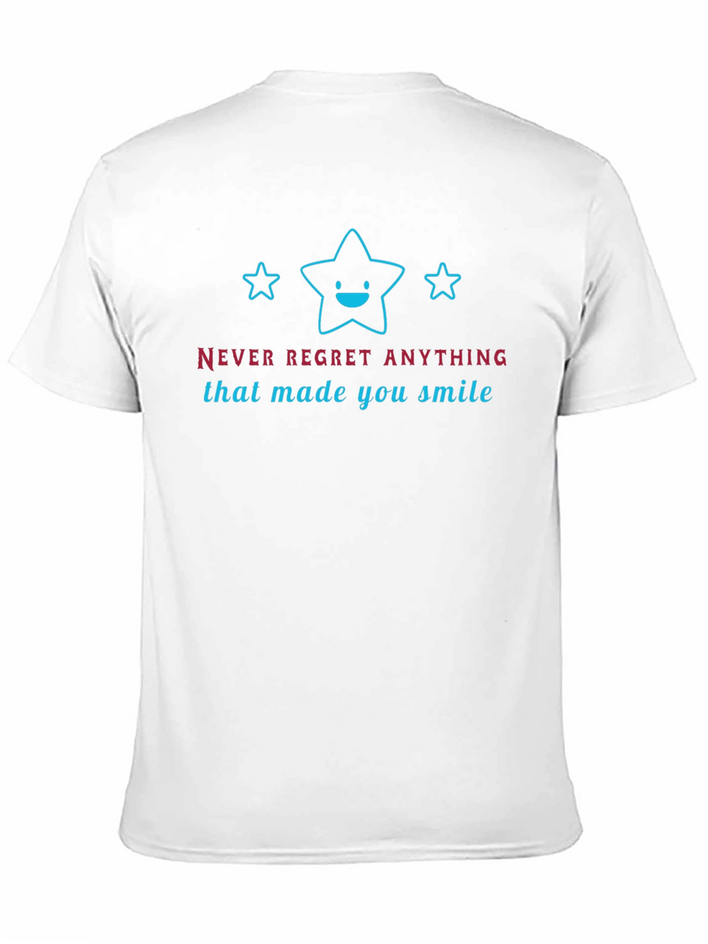 Smile Stars Graphic Tee - Mens Black T-Shirt