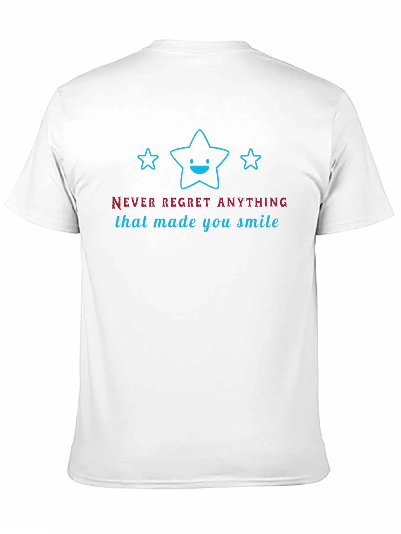 Smile Stars Graphic Tee - Mens Black T-Shirt