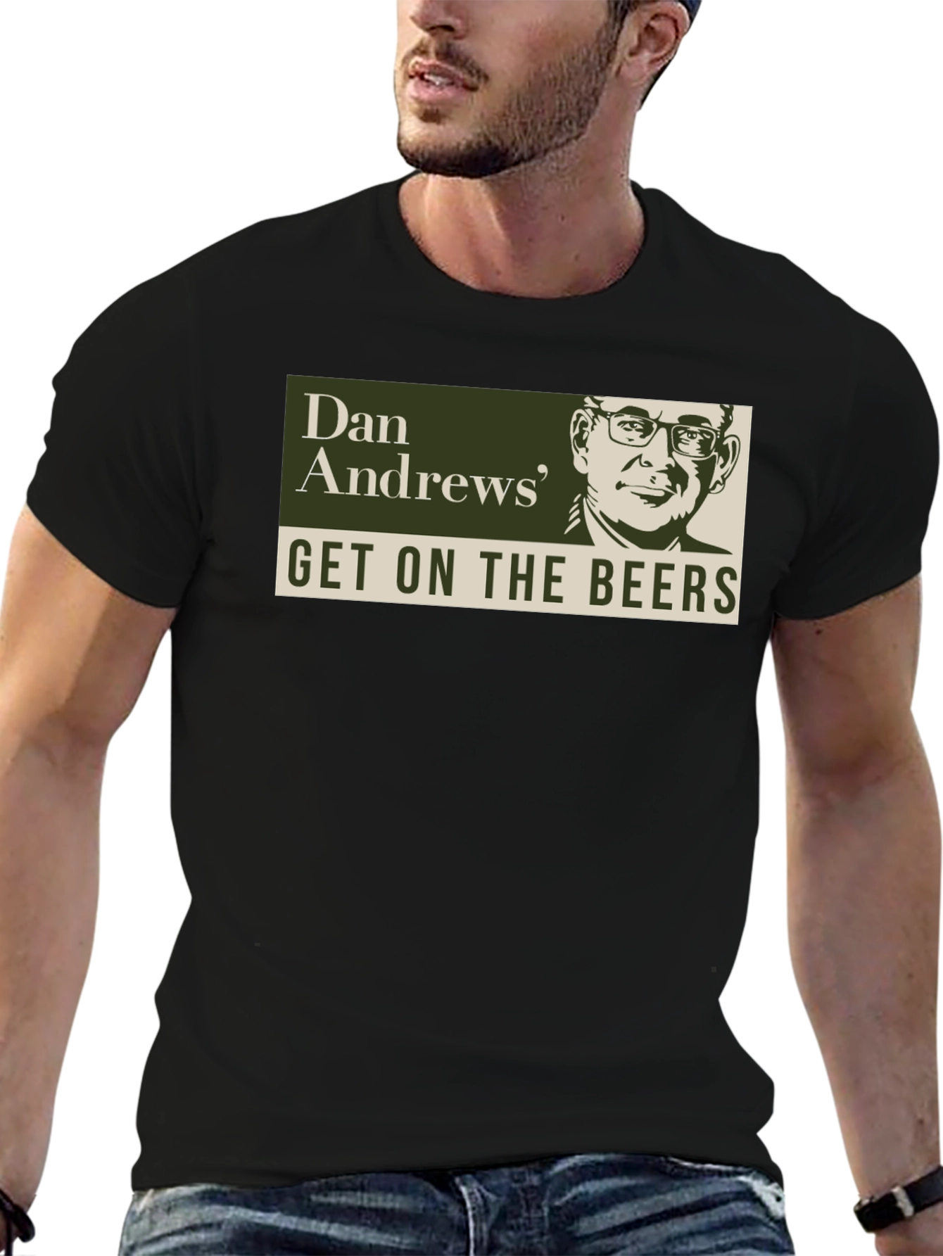 Dan Andrews Get On The Beers Graphic T-Shirt