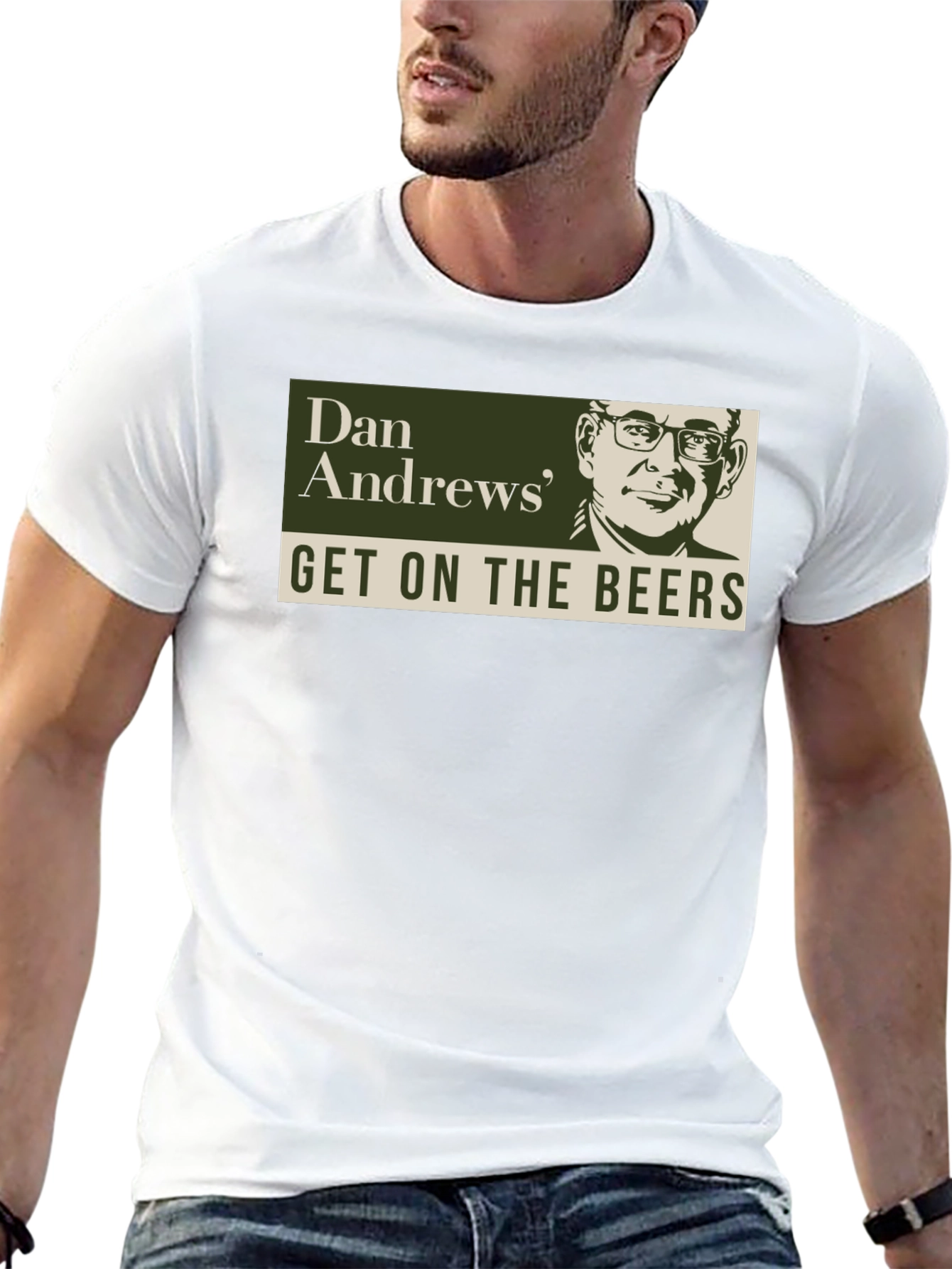 Dan Andrews Get On The Beers Graphic T-Shirt