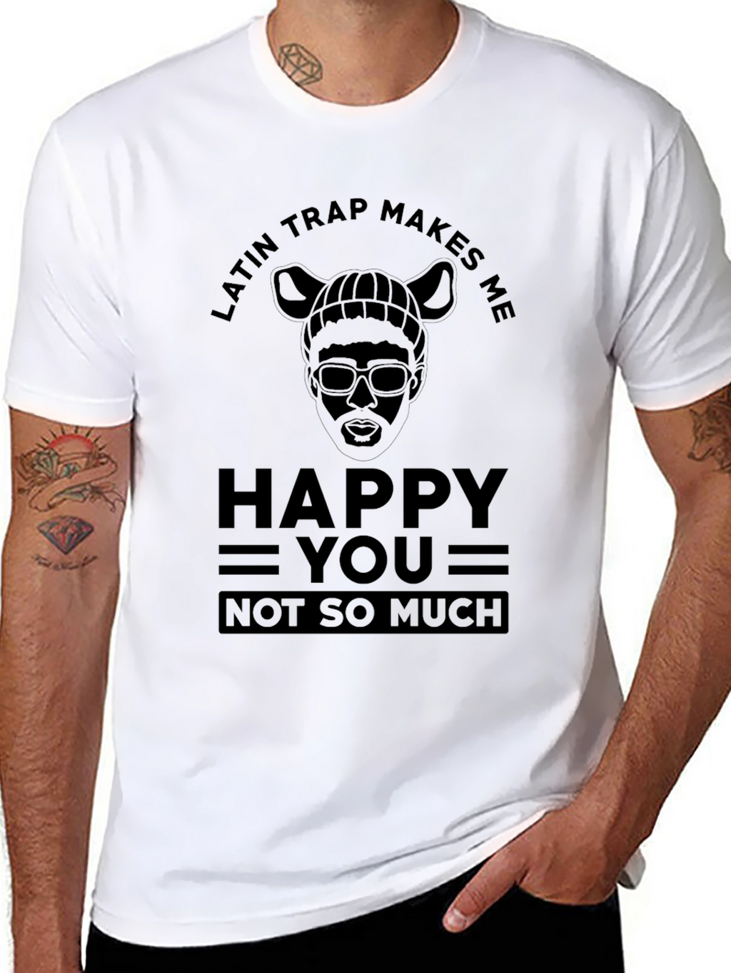 Latin Trap Makes Me Happy T-Shirt