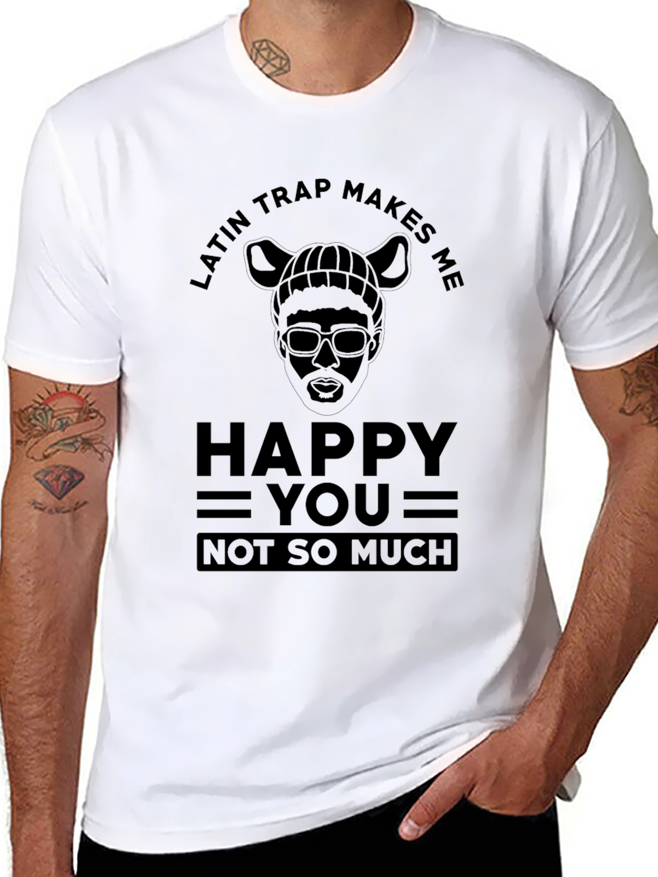 Latin Trap Makes Me Happy T-Shirt