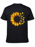 Sunflower Bird T-Shirt - Stylish Graphic Tee