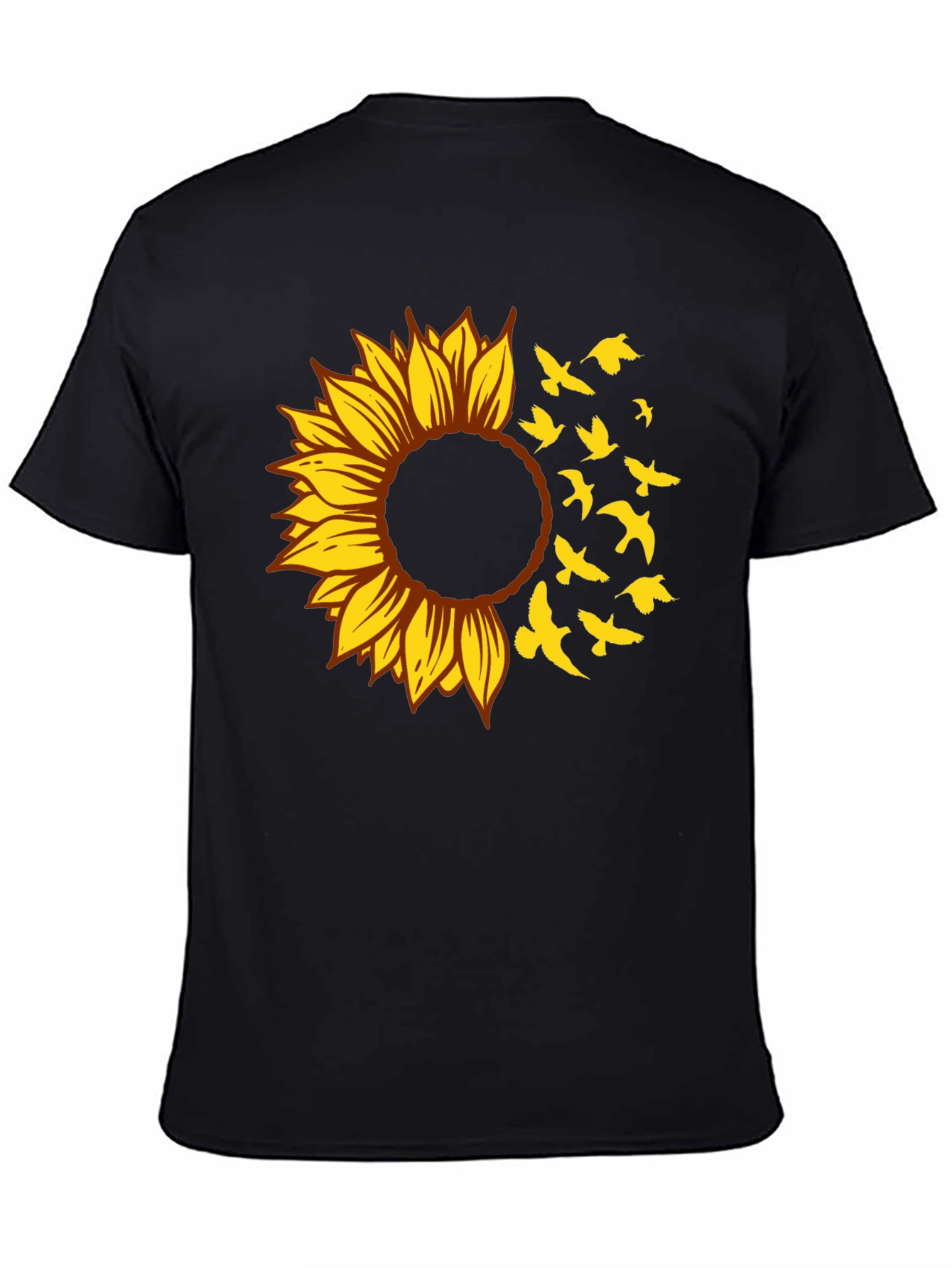 Sunflower Bird T-Shirt - Stylish Graphic Tee