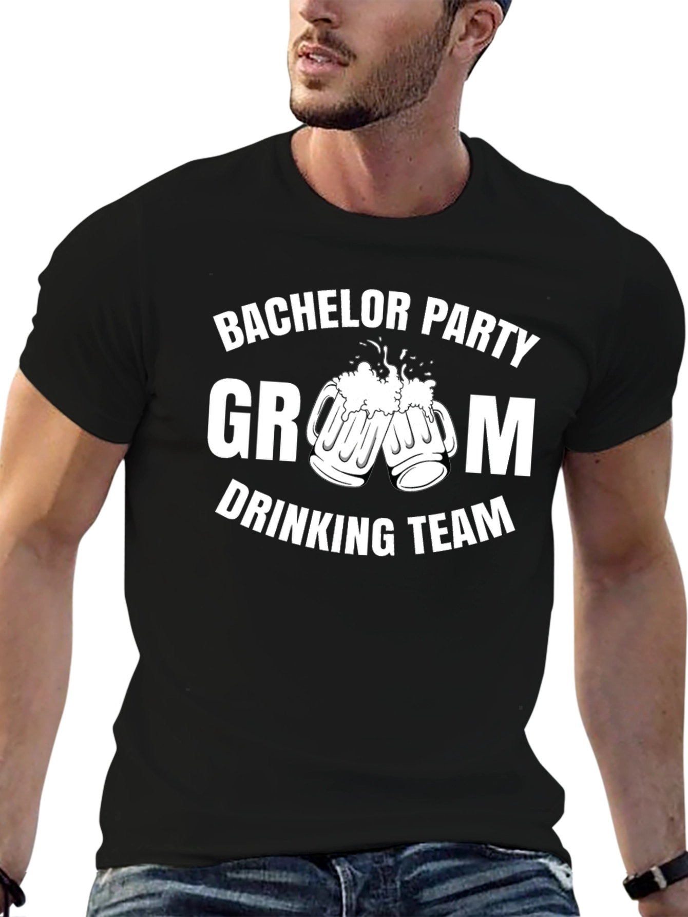 Bachelor Party Groom Drinking Team T-Shirt
