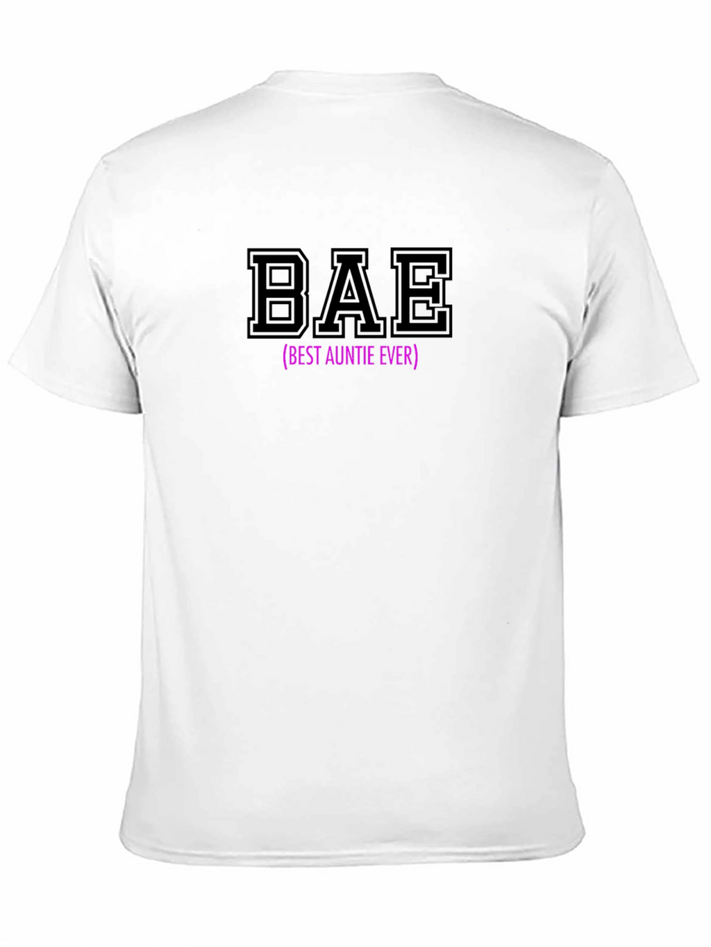 BAE (Best Auntie Ever) Black Graphic T-Shirt