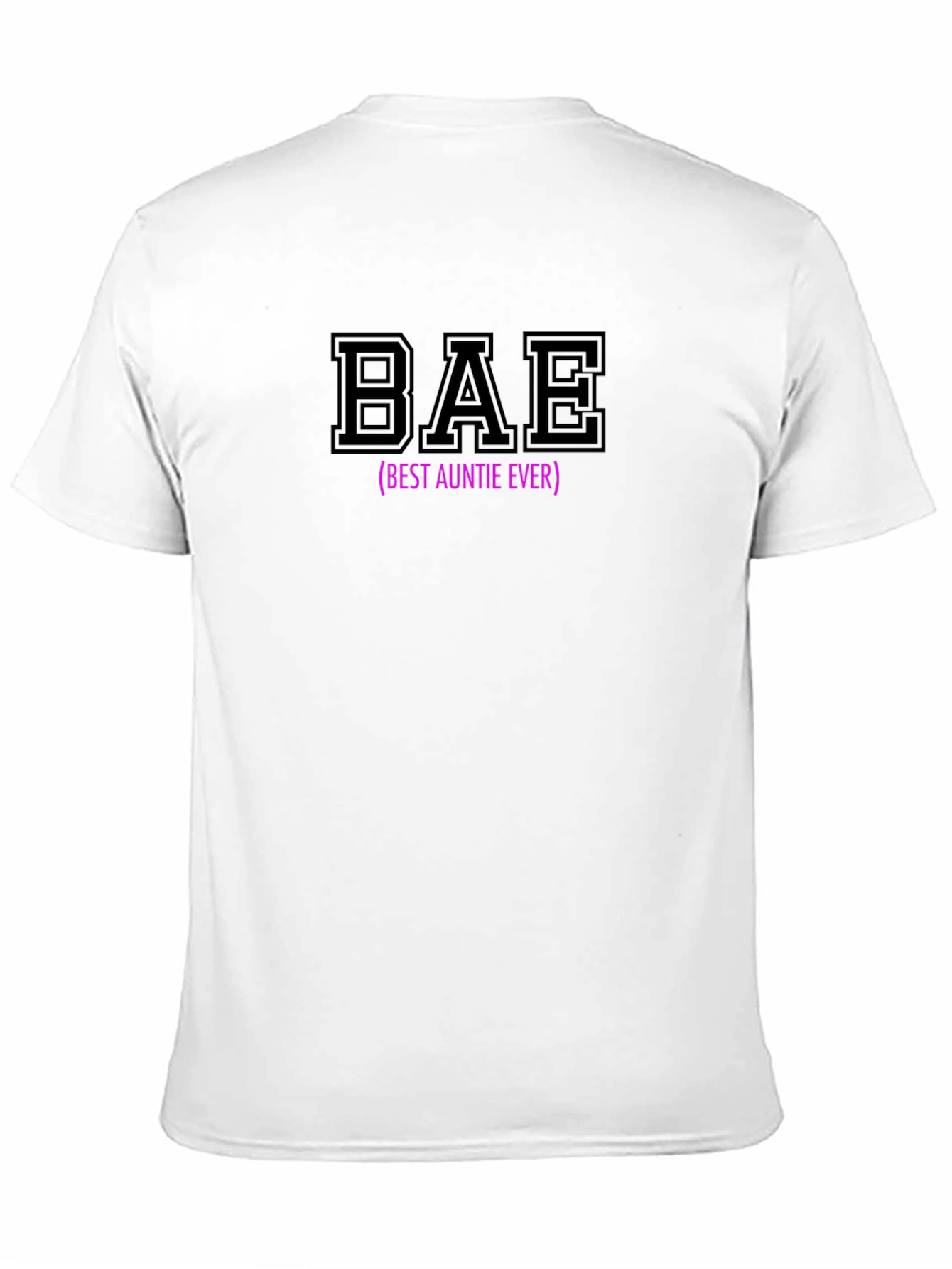 BAE (Best Auntie Ever) Black Graphic T-Shirt