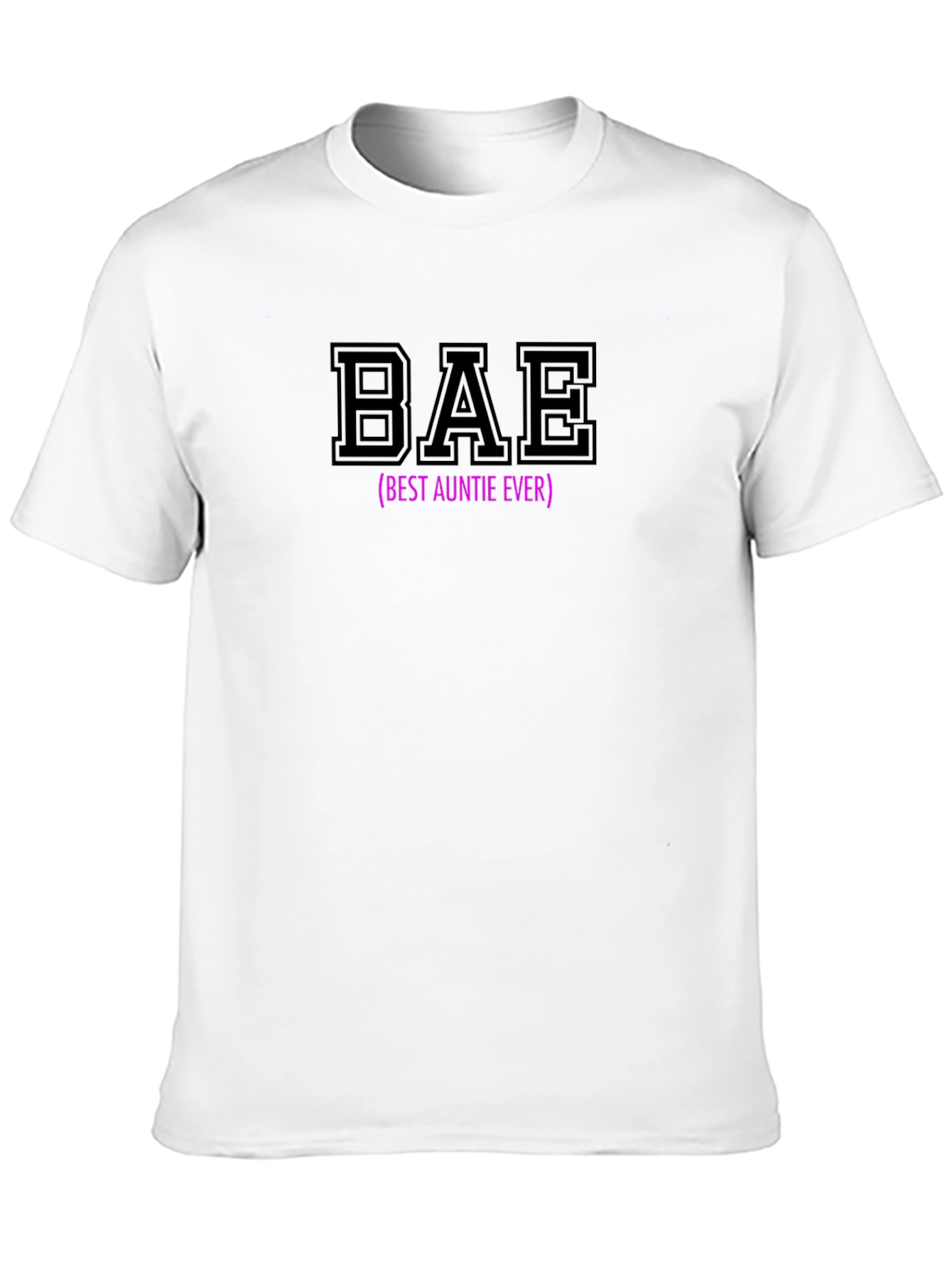 BAE (Best Auntie Ever) Black Graphic T-Shirt