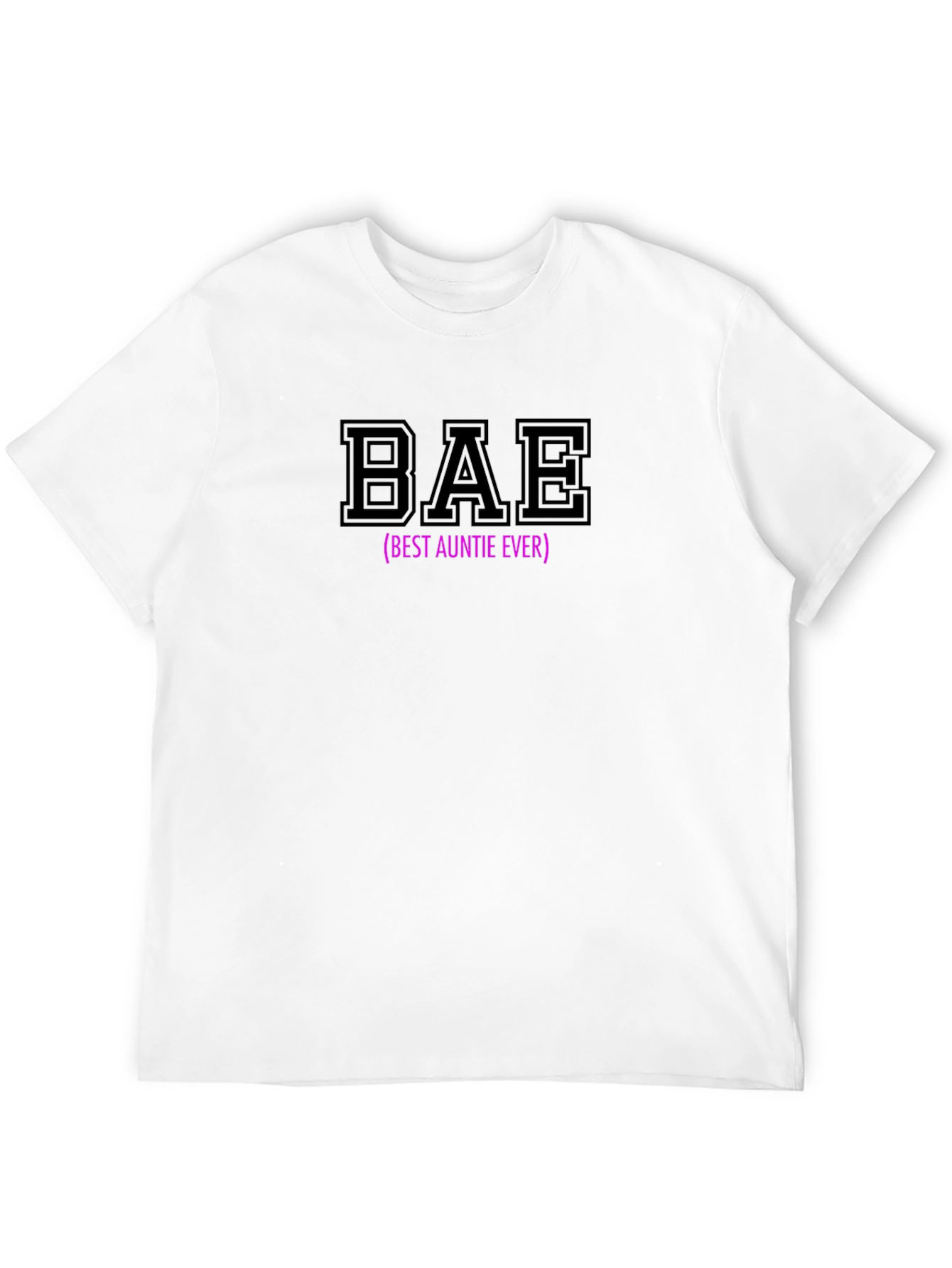 BAE (Best Auntie Ever) Black Graphic T-Shirt