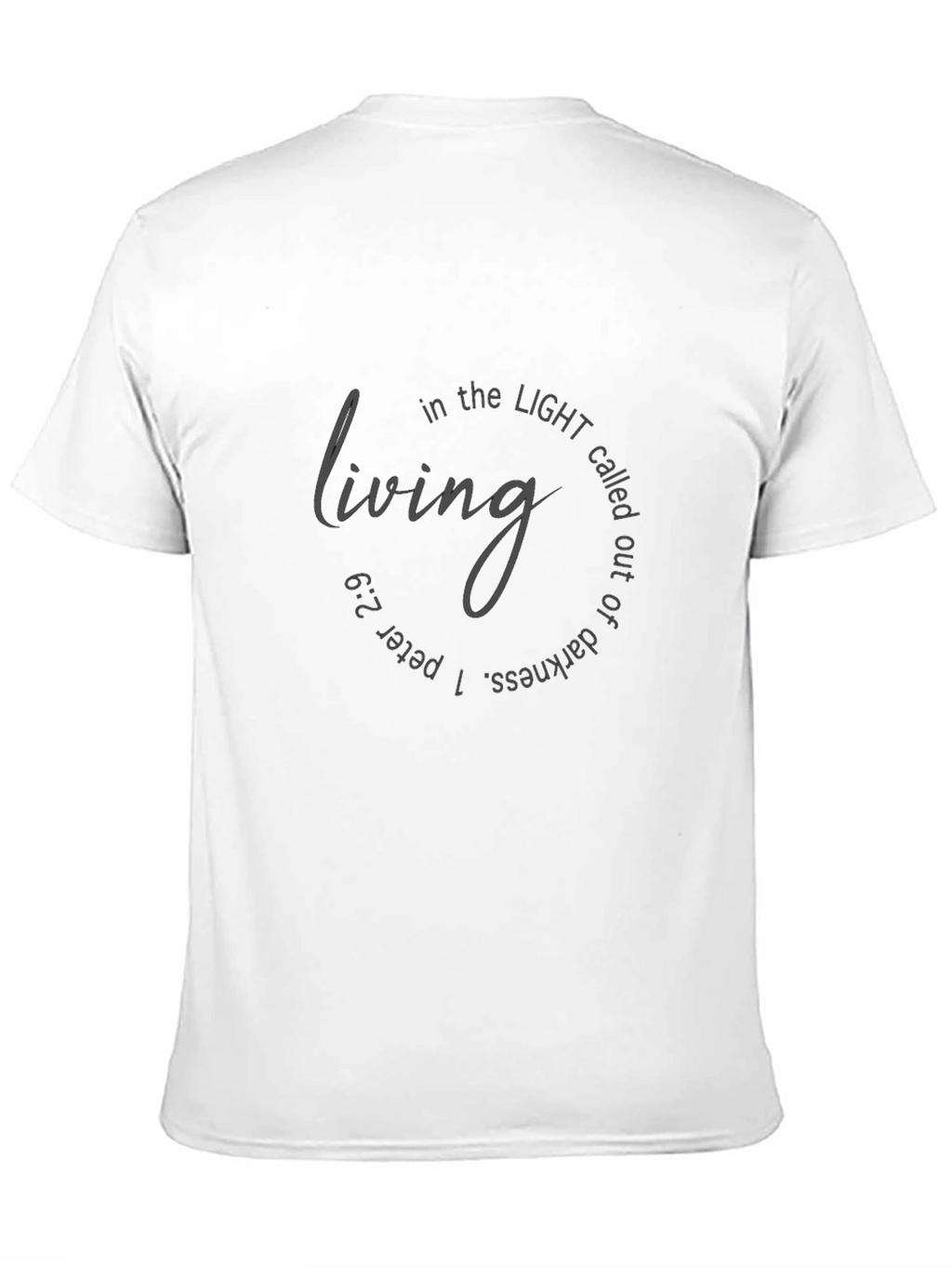Living in the Light Christian T-Shirt