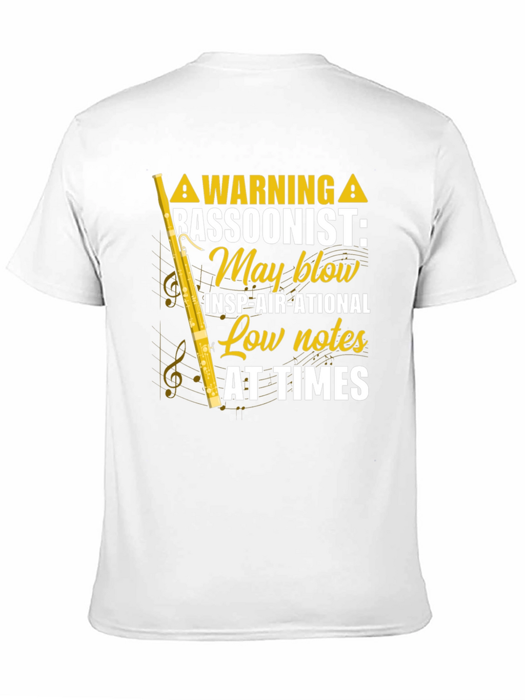 Bassoonist Warning Graphic Tee