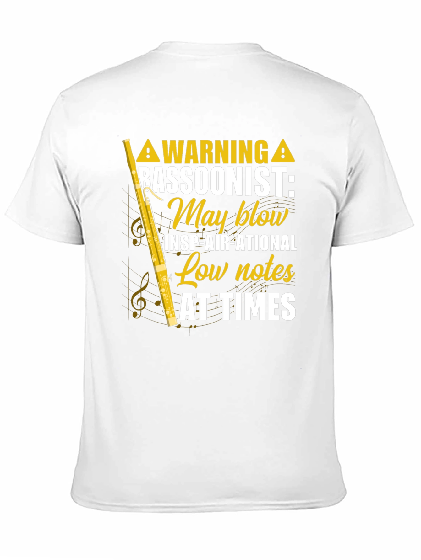 Bassoonist Warning Graphic Tee