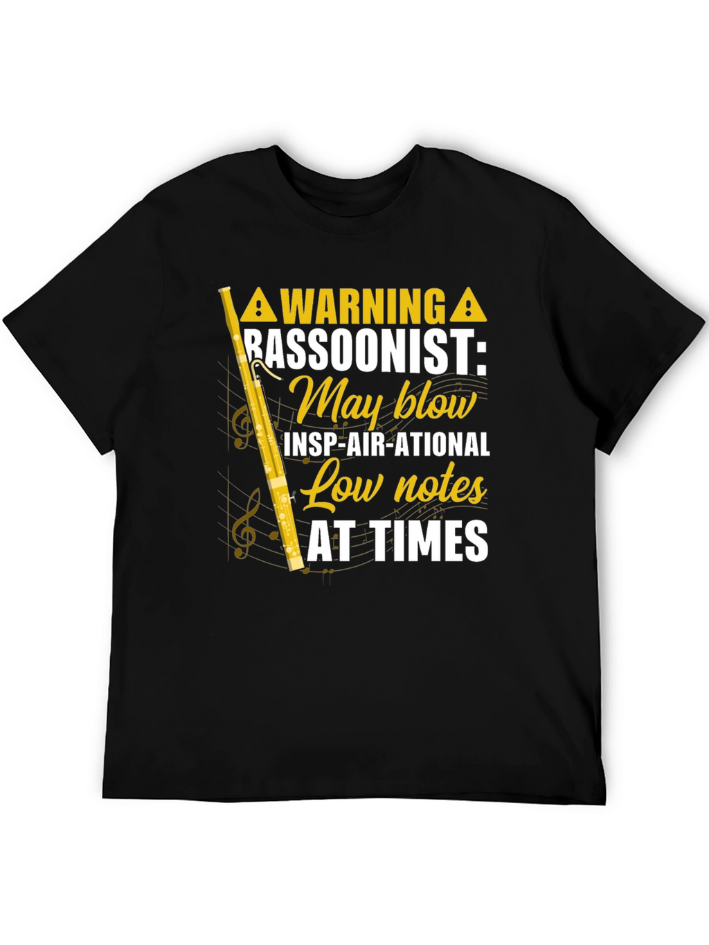 Bassoonist Warning Graphic Tee