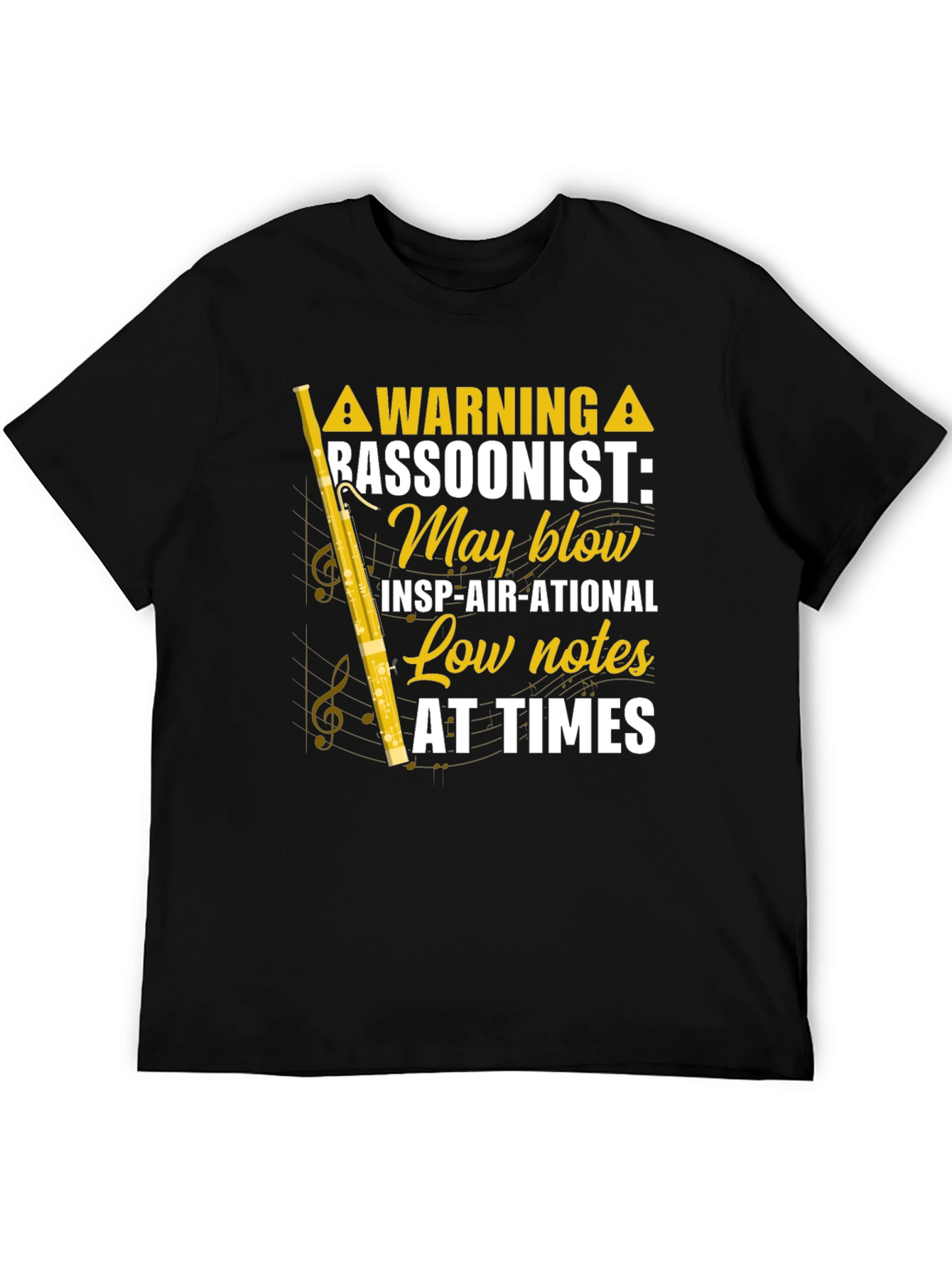Bassoonist Warning Graphic Tee
