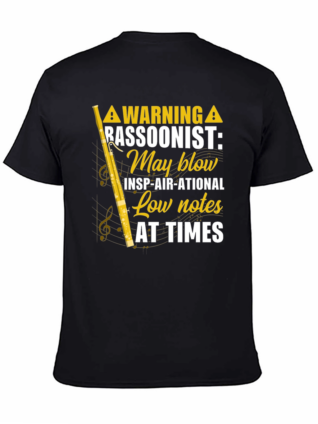 Bassoonist Warning Graphic Tee