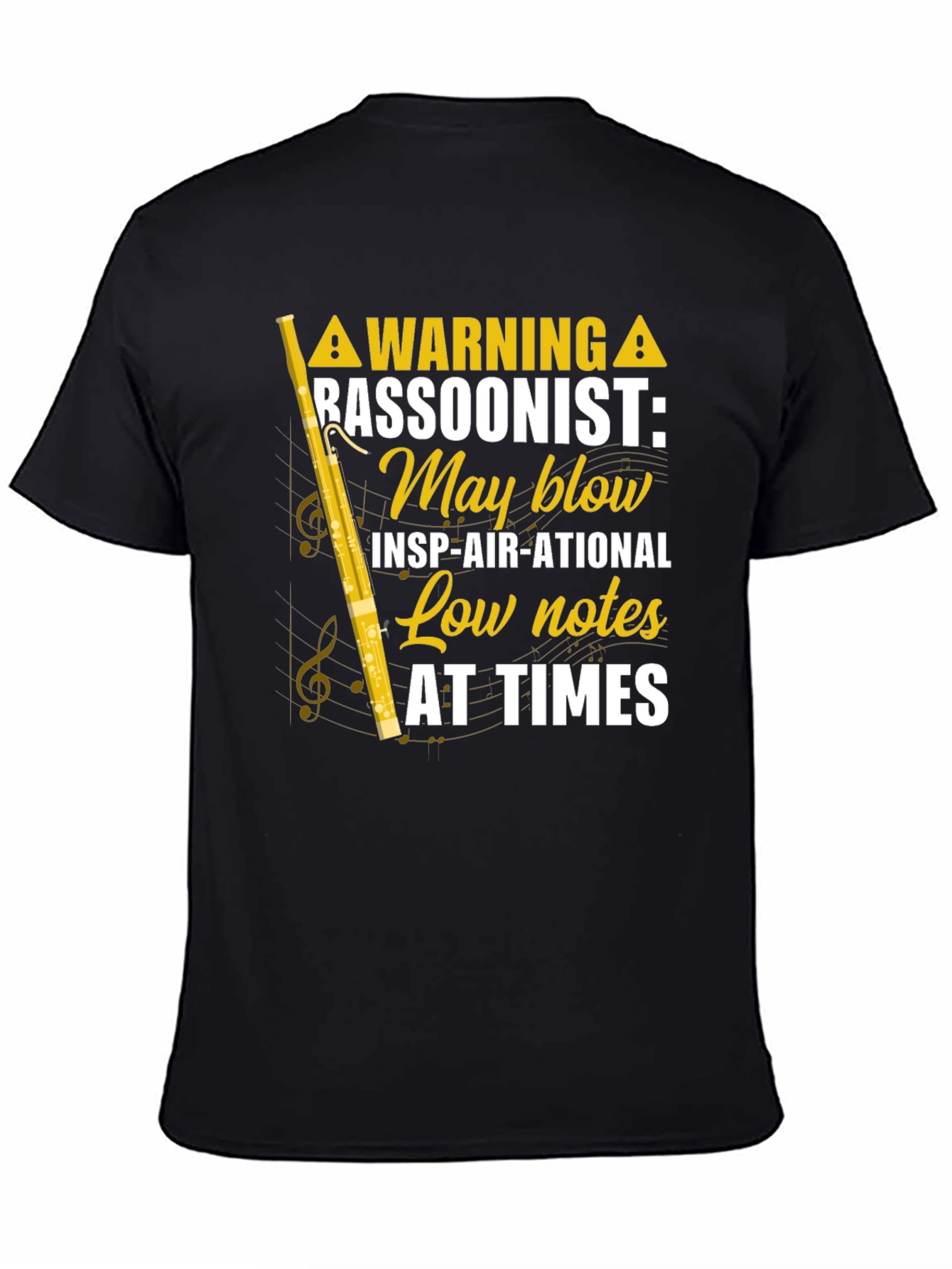 Bassoonist Warning Graphic Tee