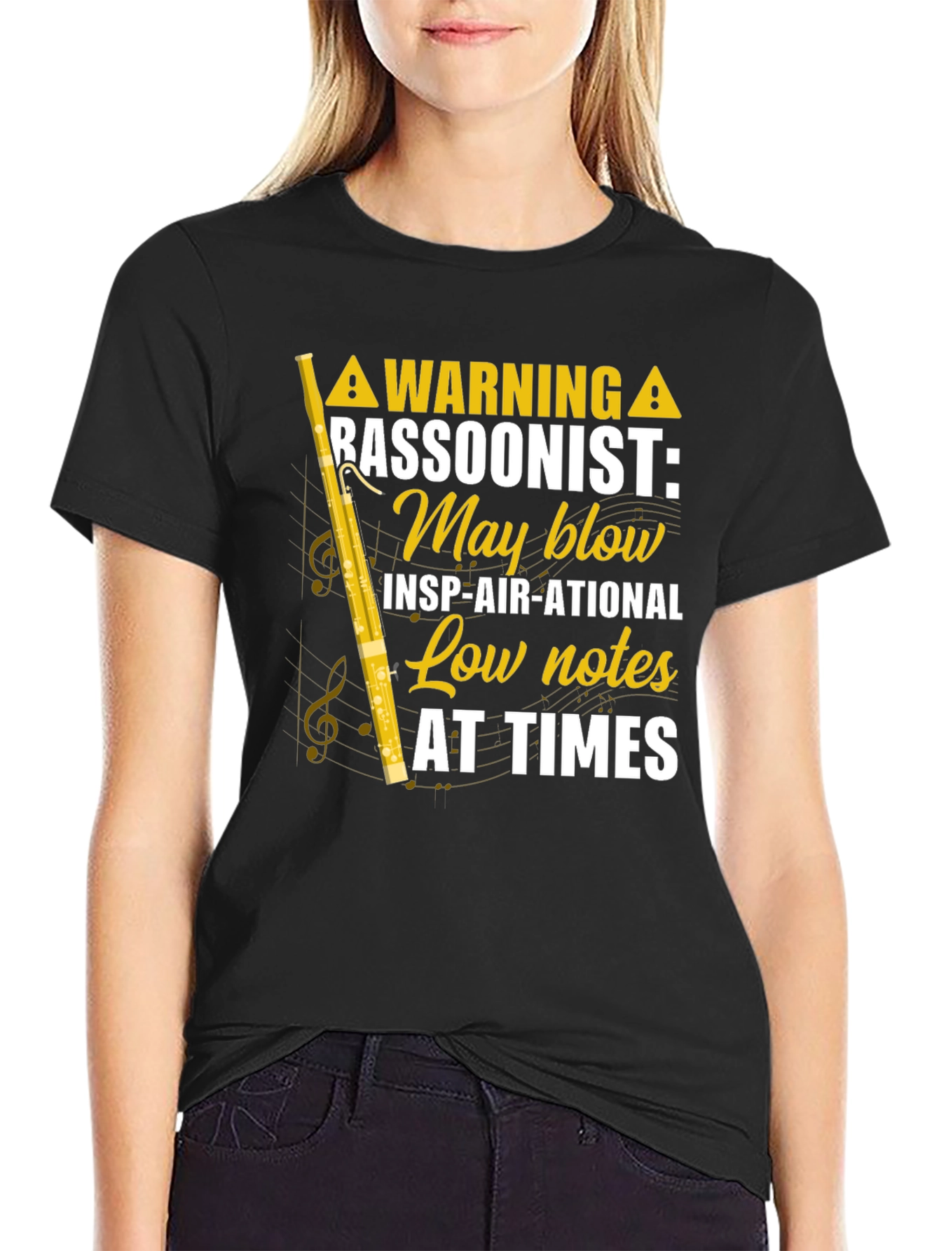 Bassoonist Warning Graphic Tee