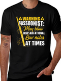 Bassoonist Warning Graphic Tee