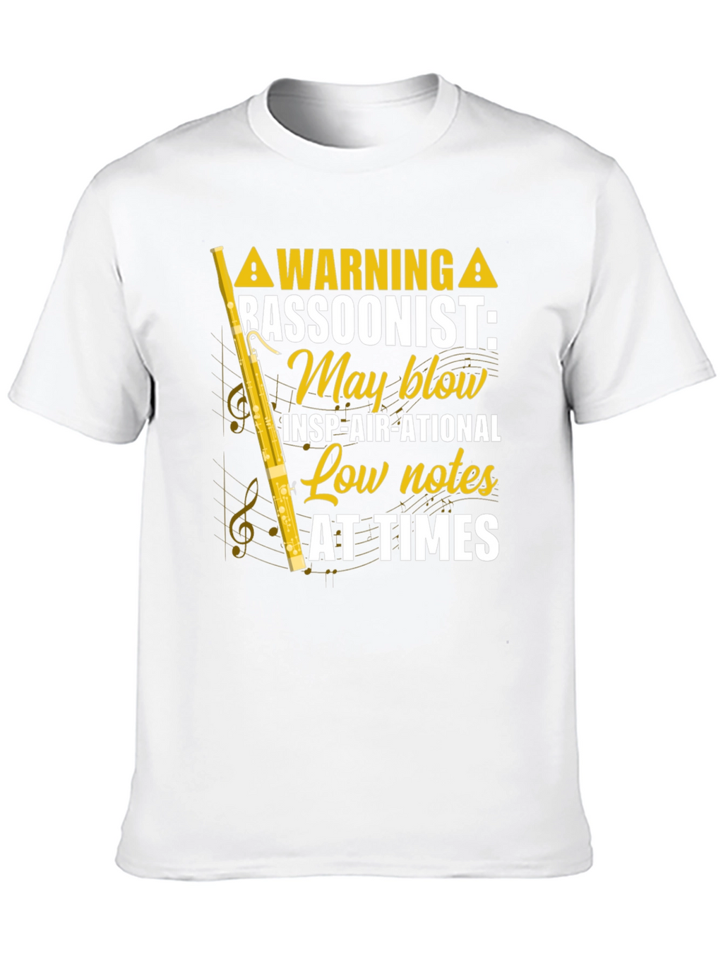 Bassoonist Warning Graphic Tee