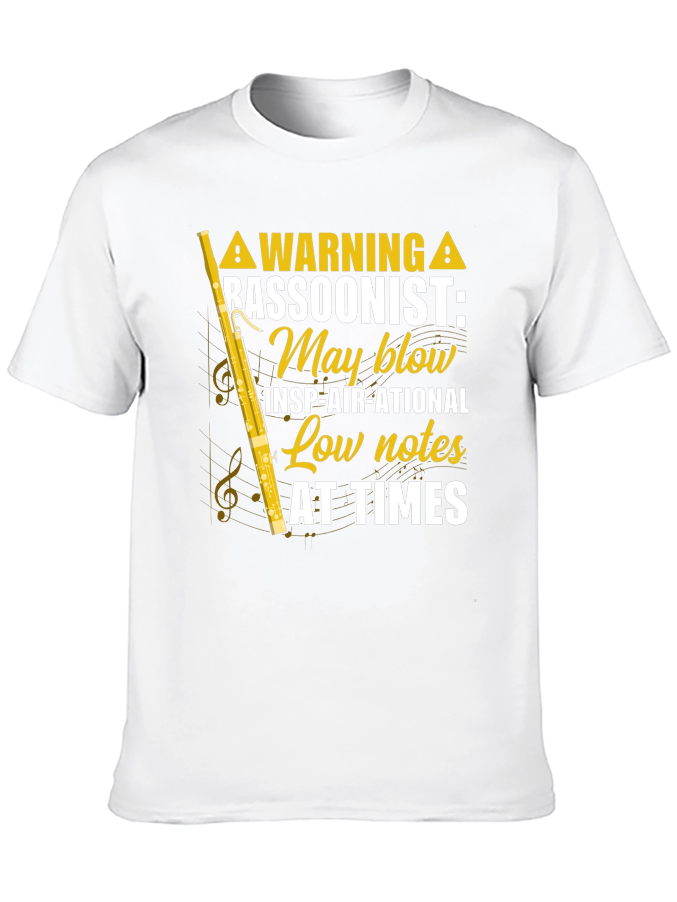 Bassoonist Warning Graphic Tee