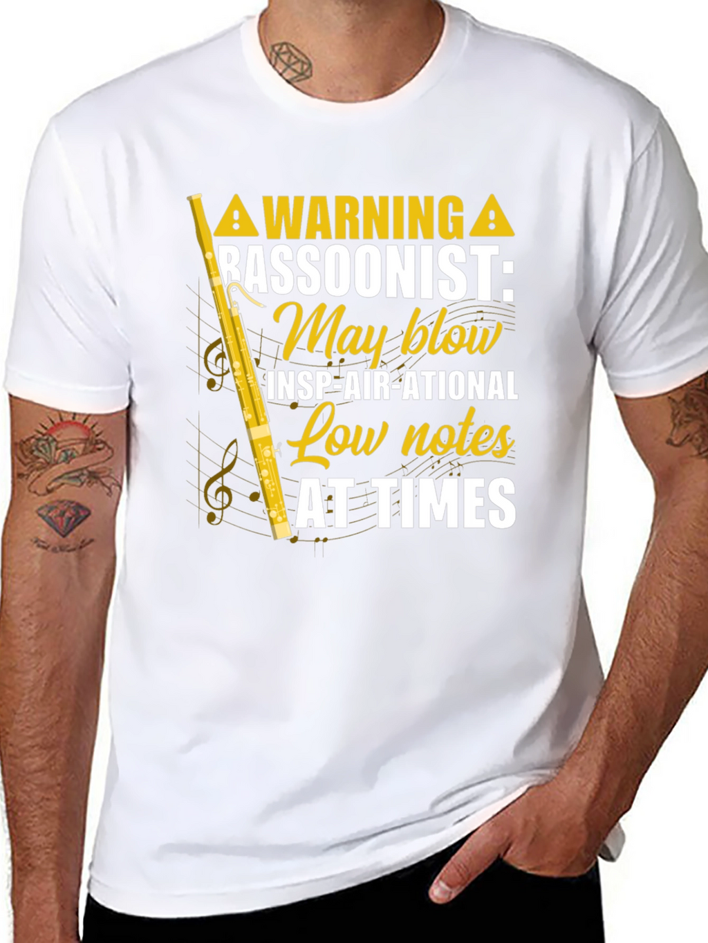Bassoonist Warning Graphic Tee