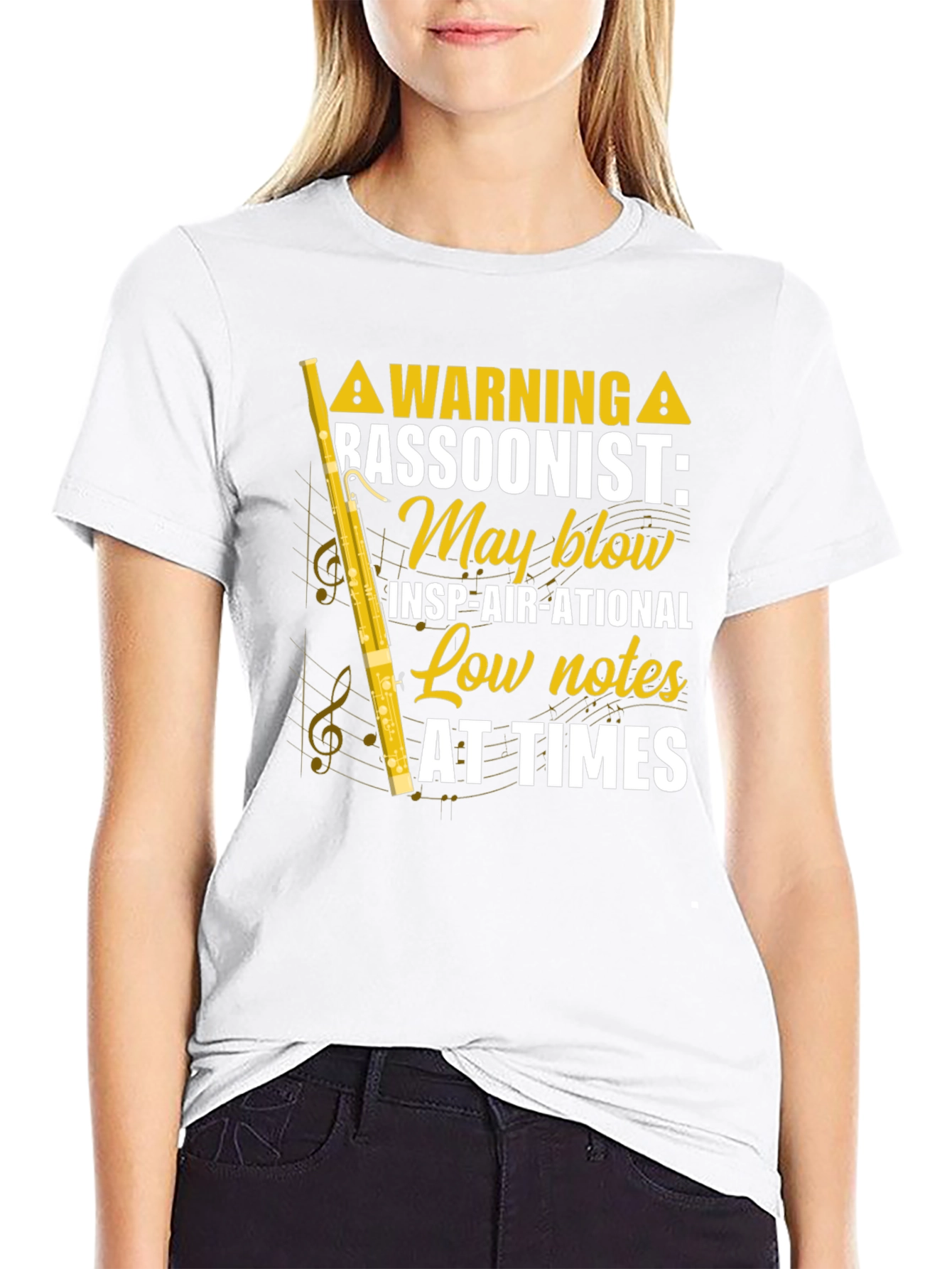 Bassoonist Warning Graphic Tee