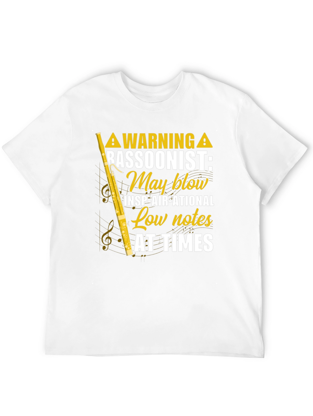 Bassoonist Warning Graphic Tee